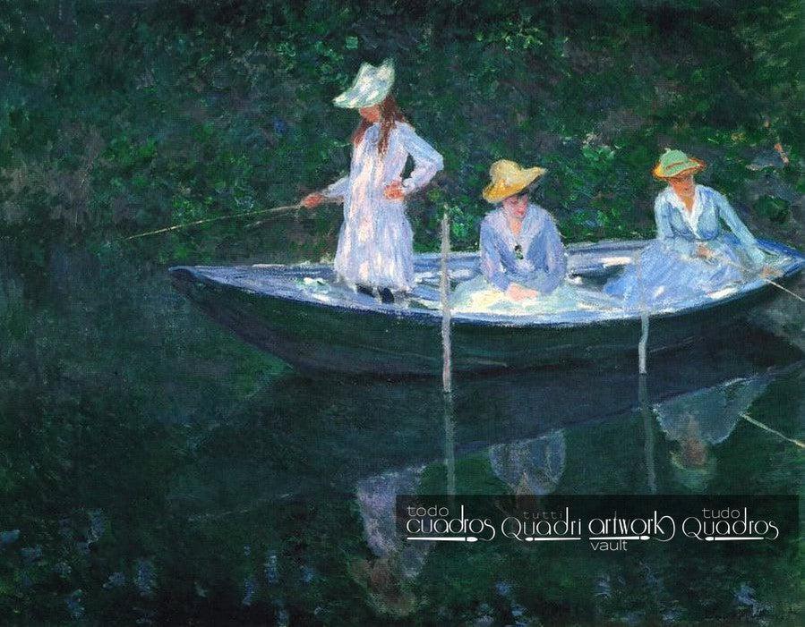 Em Norueguês. A barca em Giverny, Monet