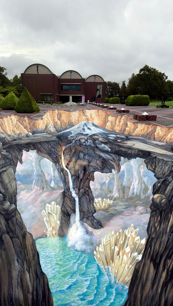 Fantasia artística com perspectiva.