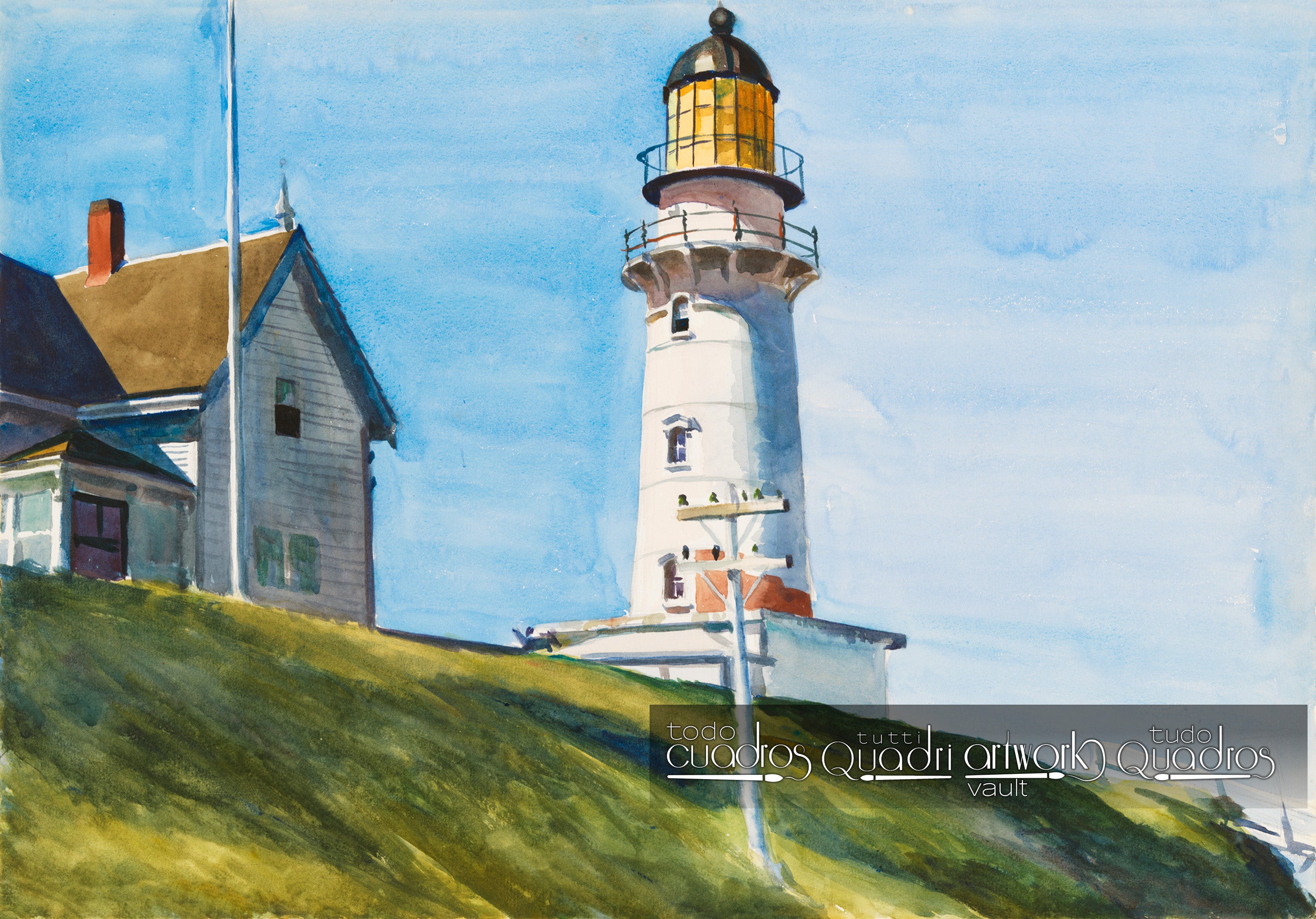 Luz em dois faróis, Hopper