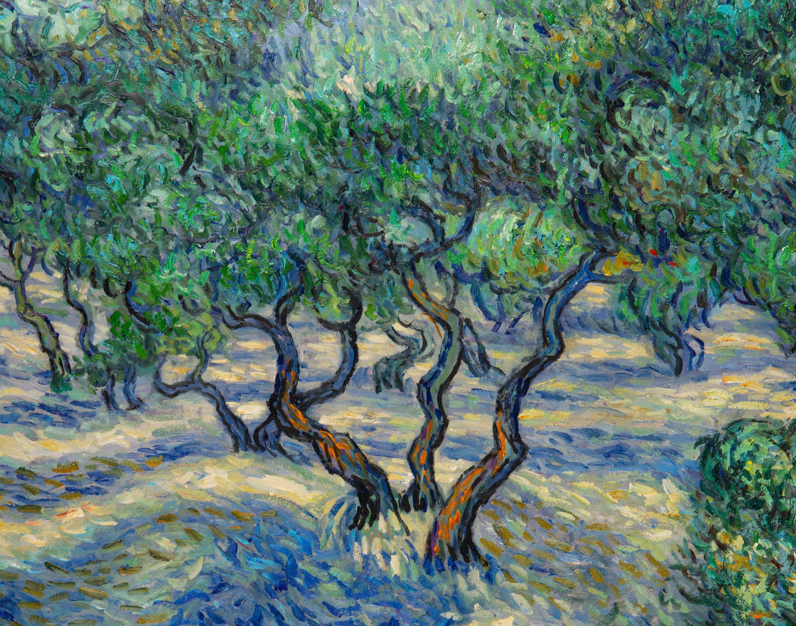 Pomar de oliveiras, Van Gogh