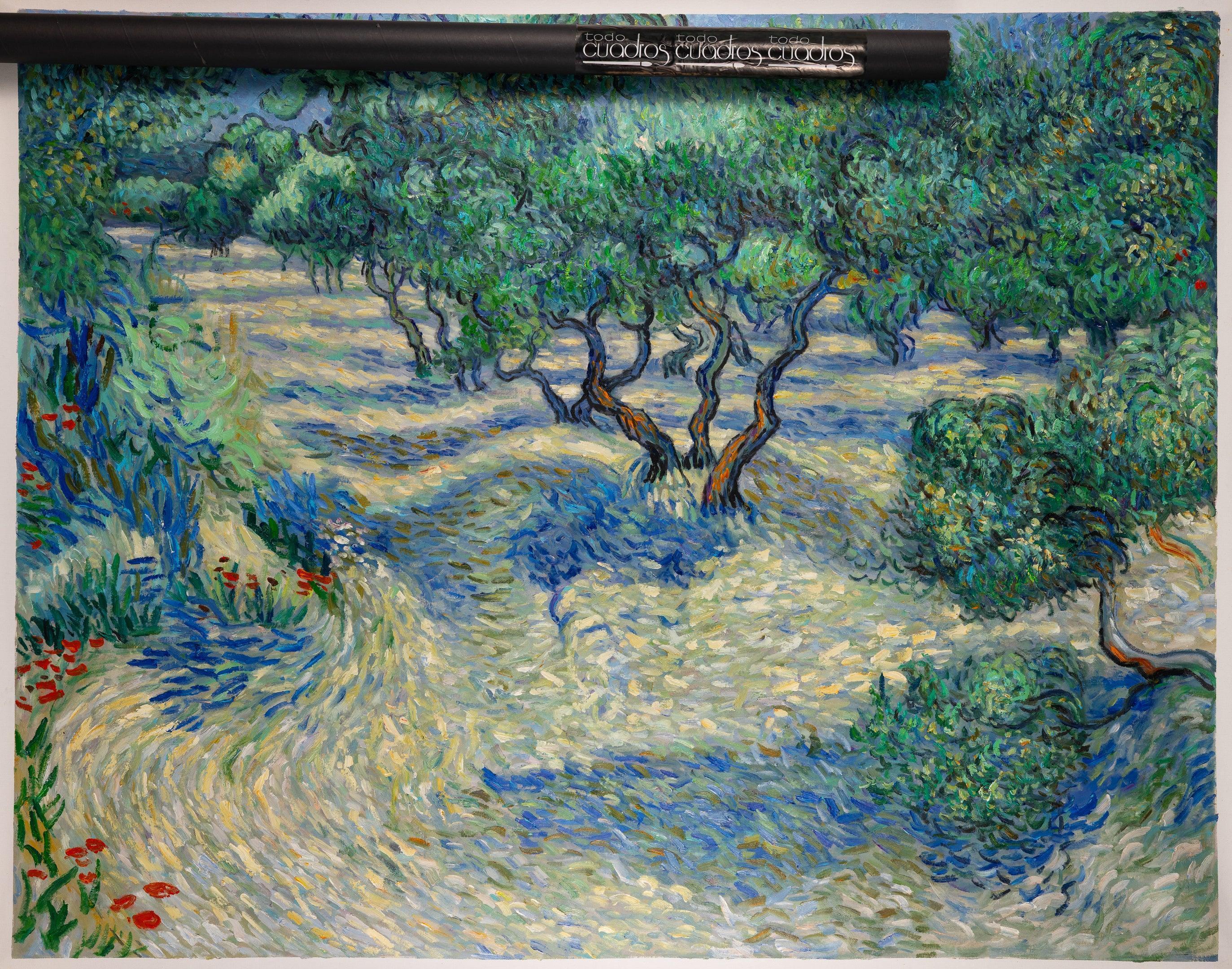 Pomar de oliveiras, Van Gogh
