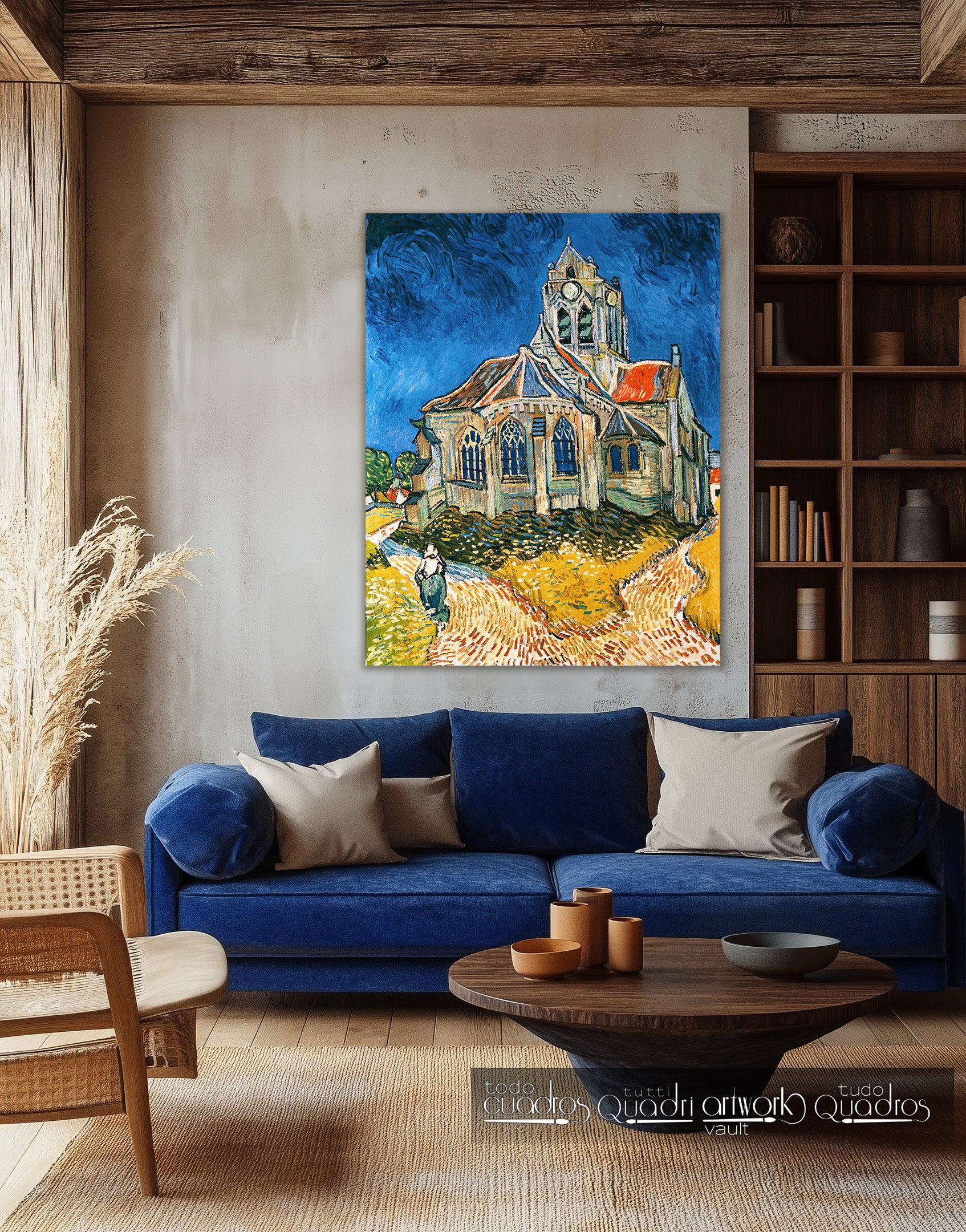 A igreja de Auvers, Van Gogh