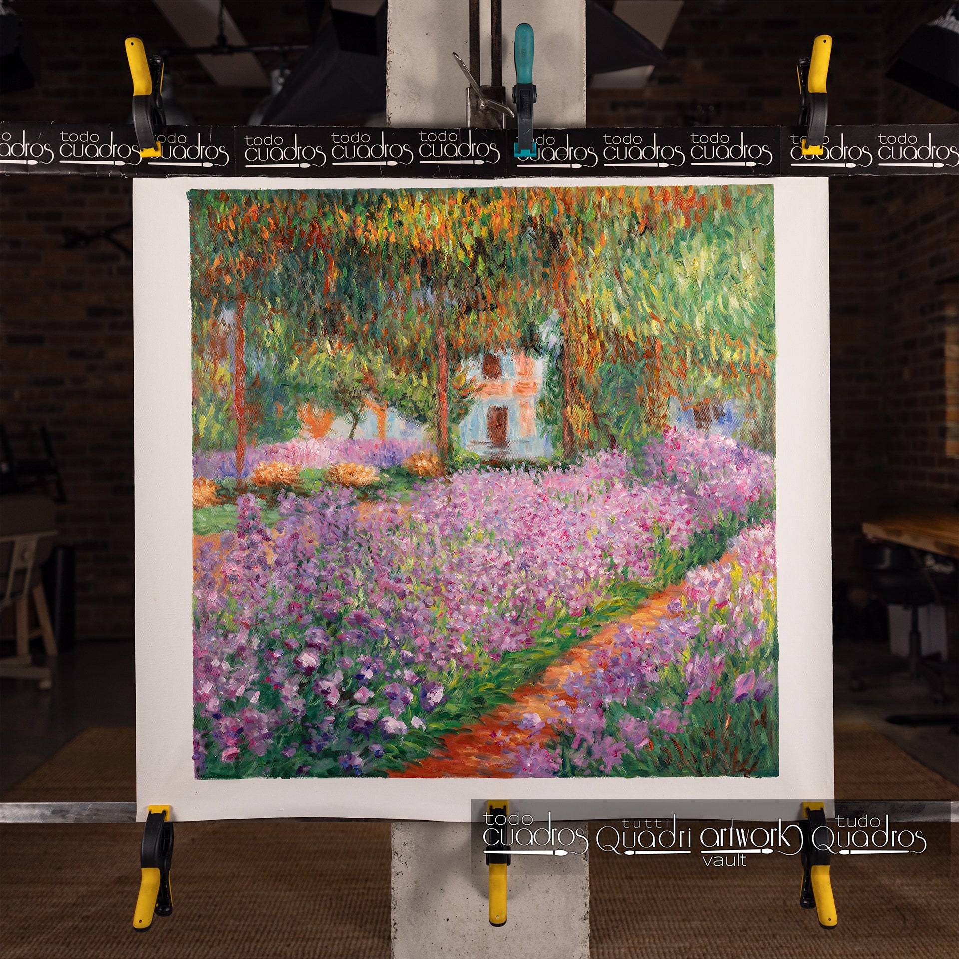 O jardim do artista em Giverny, Monet