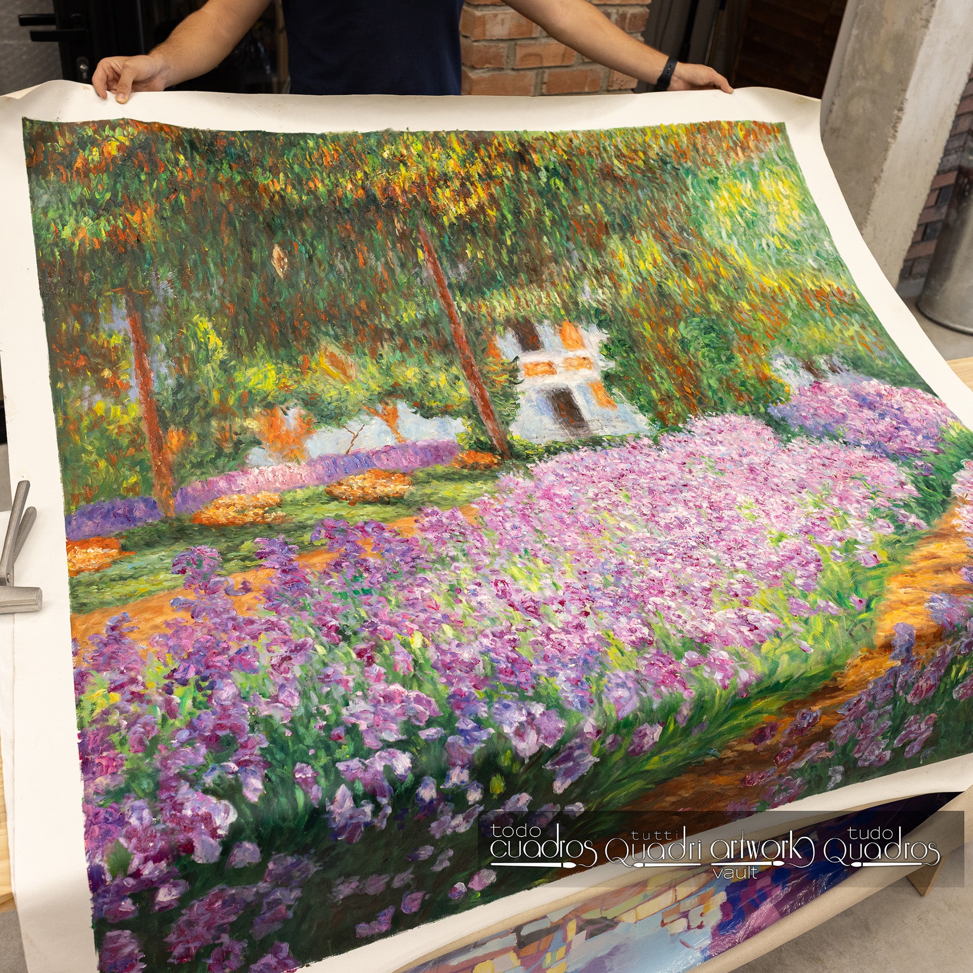 O jardim do artista em Giverny, Monet