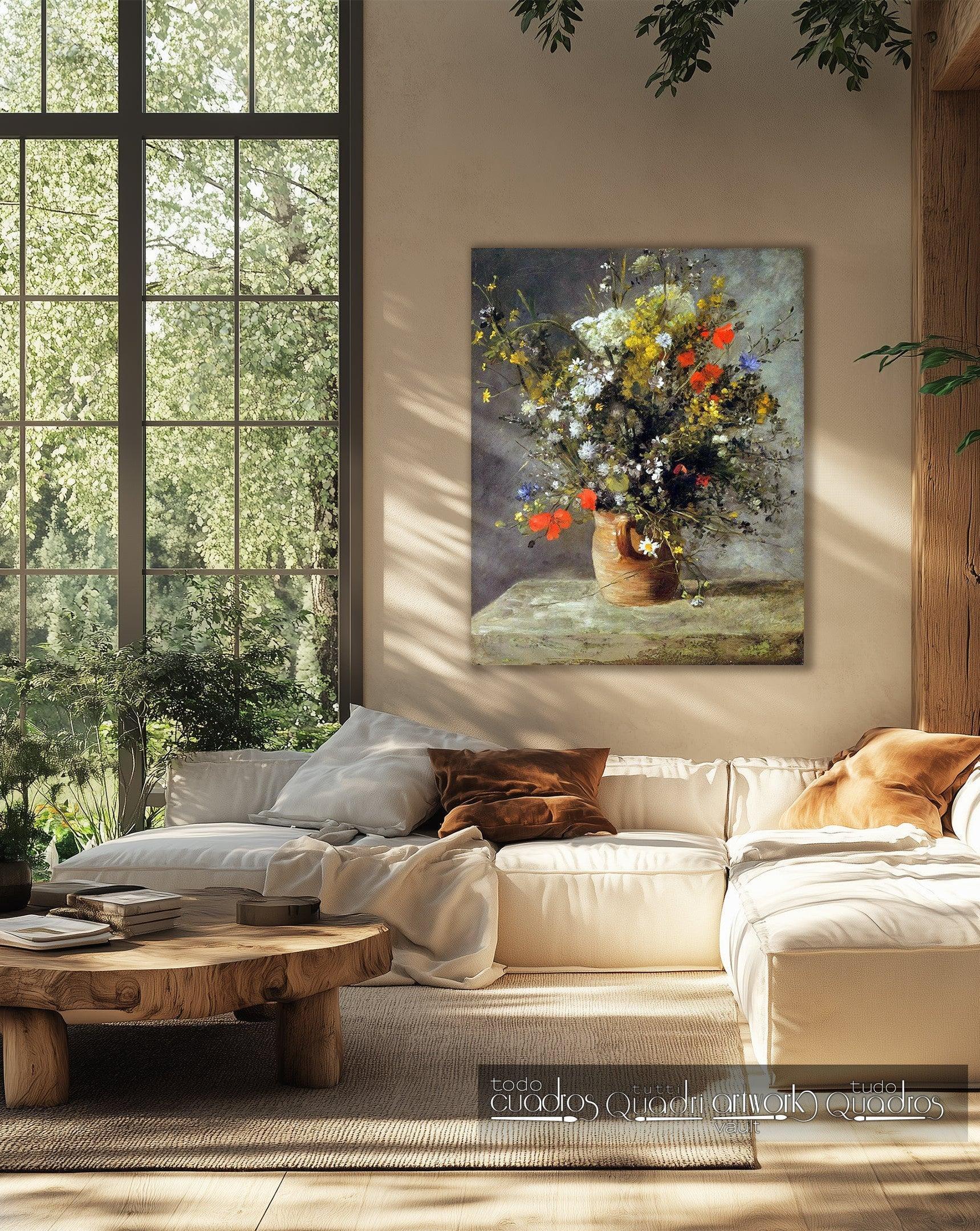Jarra de flores, Renoir