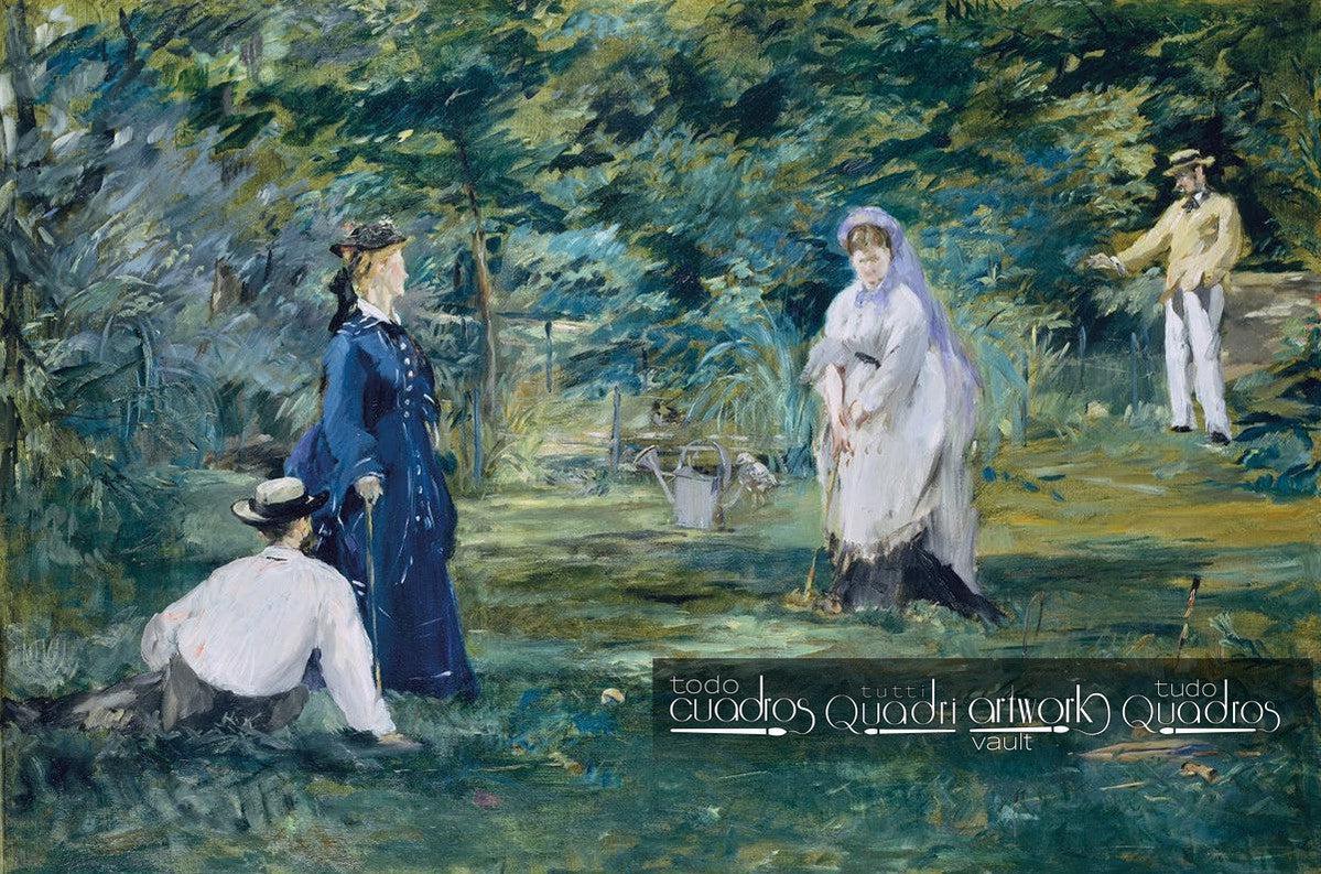 O jogo de croqué, Manet