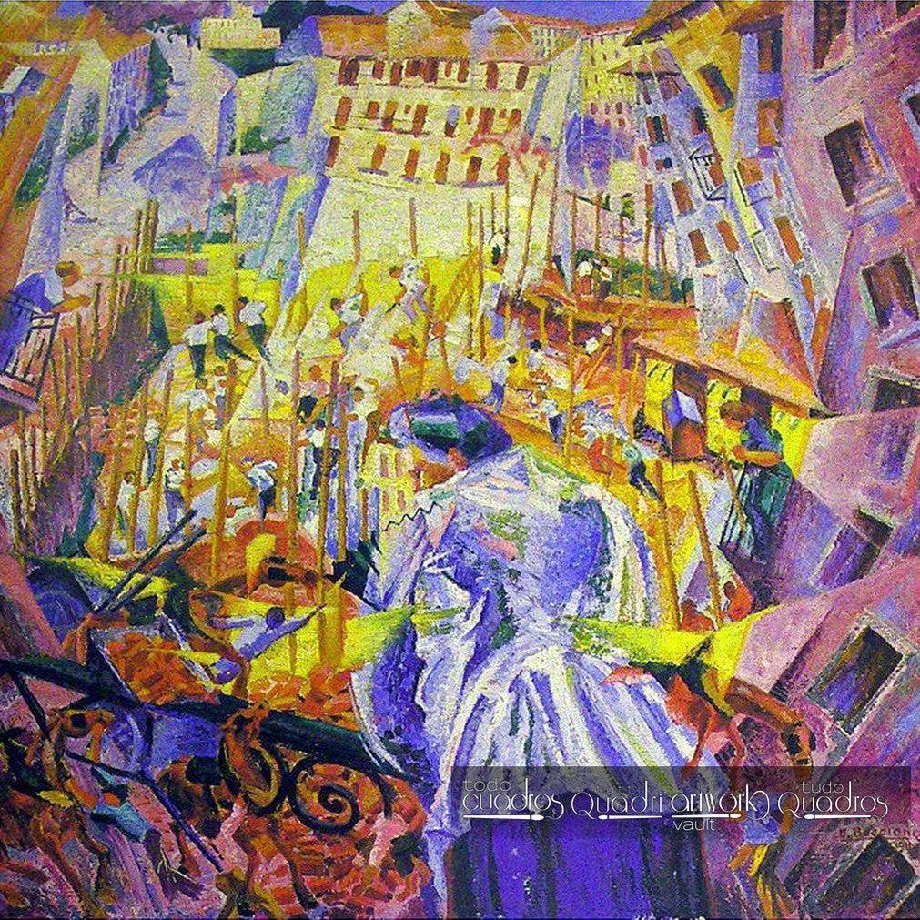La Strada entra na Casa, Boccioni