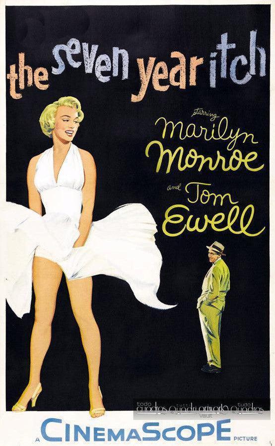 Marilyn em 7 Year Itch, Cinema a Óleo