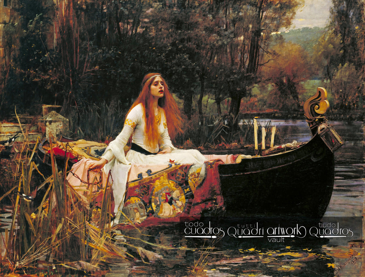 A senhora de Shalott, J. W. Waterhouse