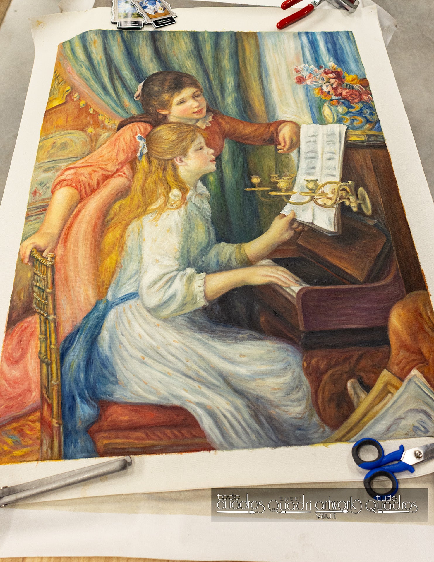 Duas jovens ao piano, Renoir