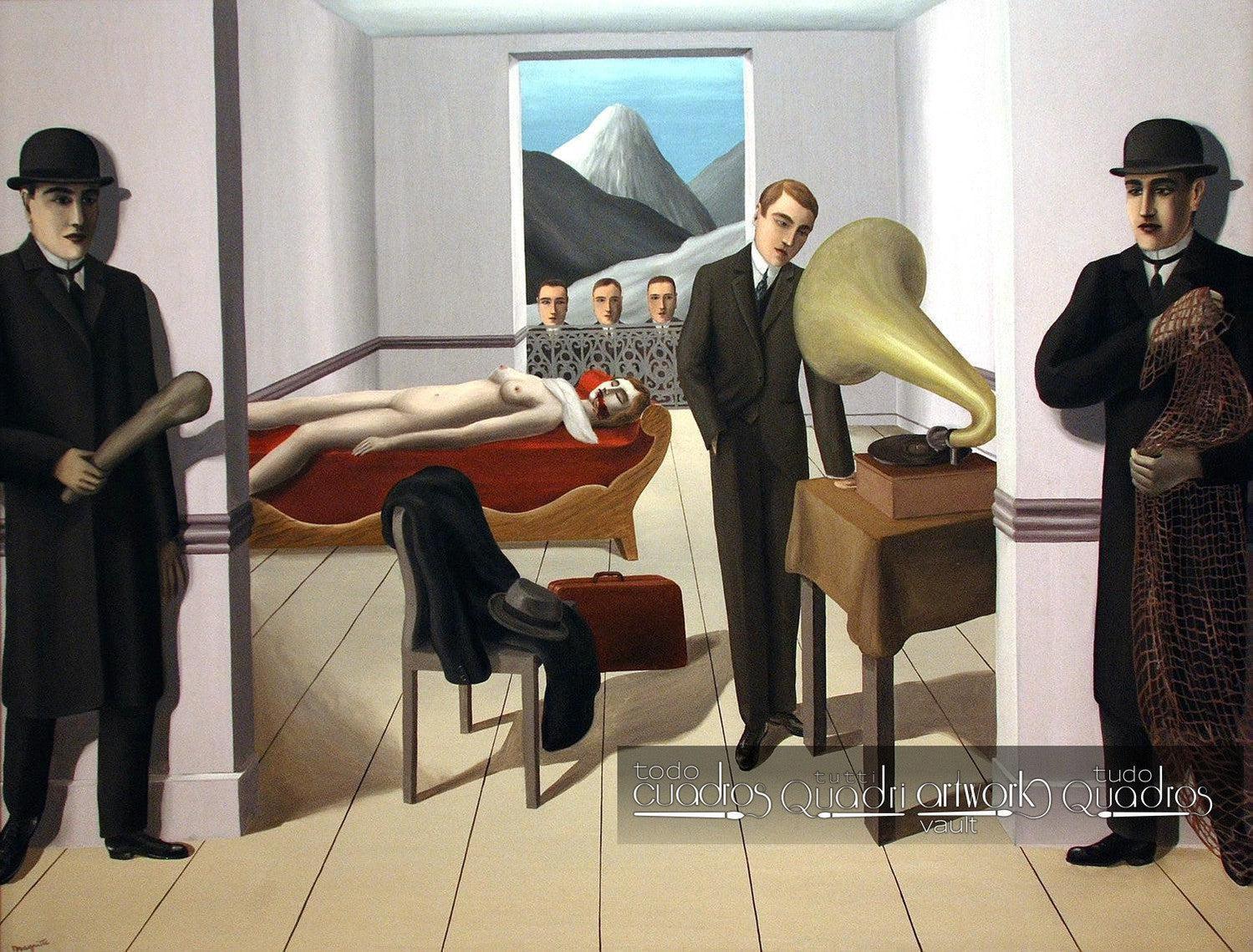O assassino ameaçado, Magritte