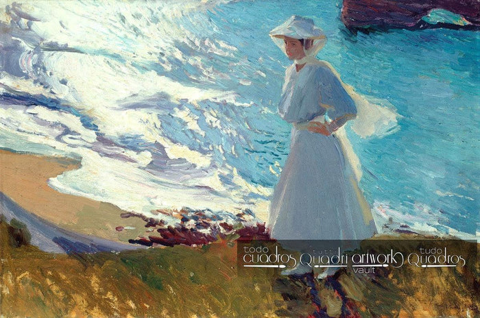 Maria na Praia de Biarritz, Sorolla