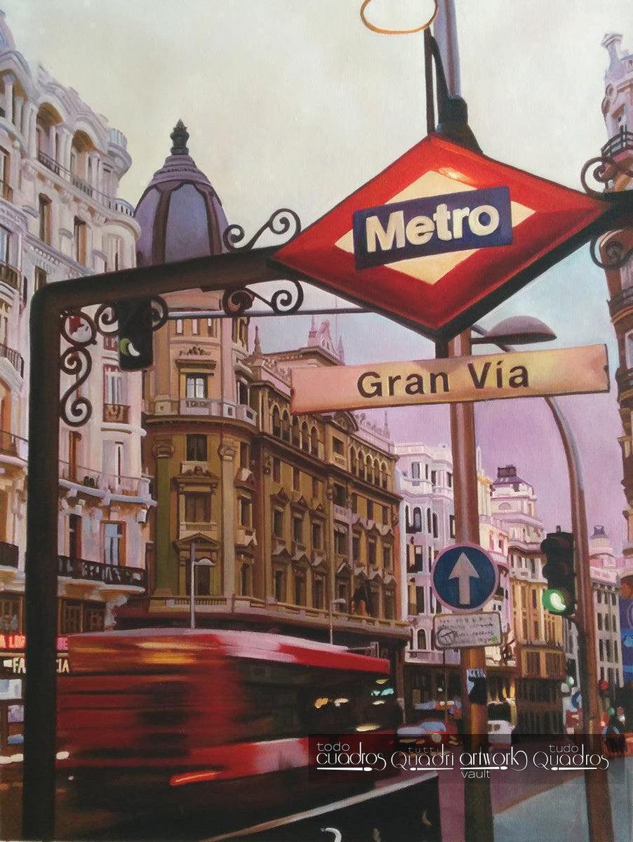 O Metrô Gran Vía