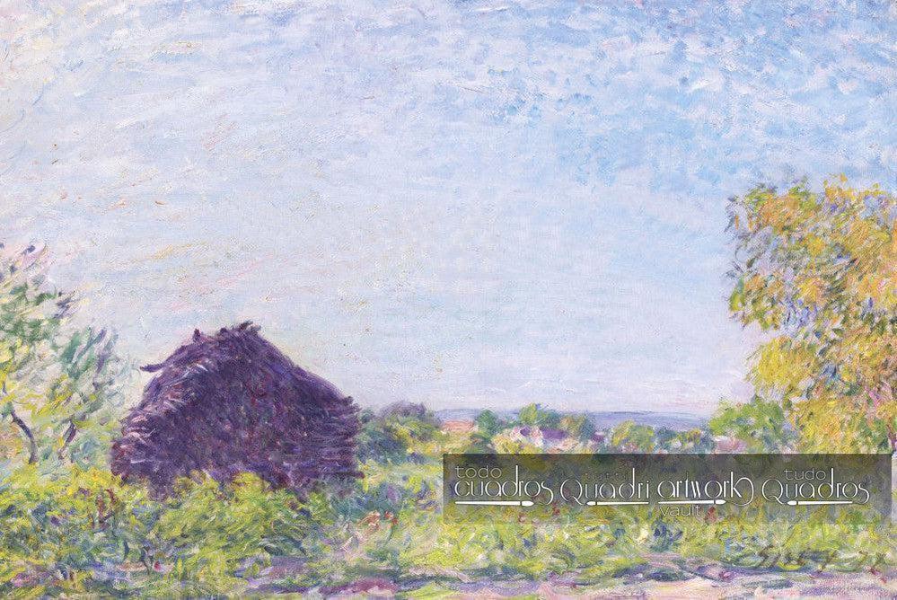 O monte de palha, Sisley