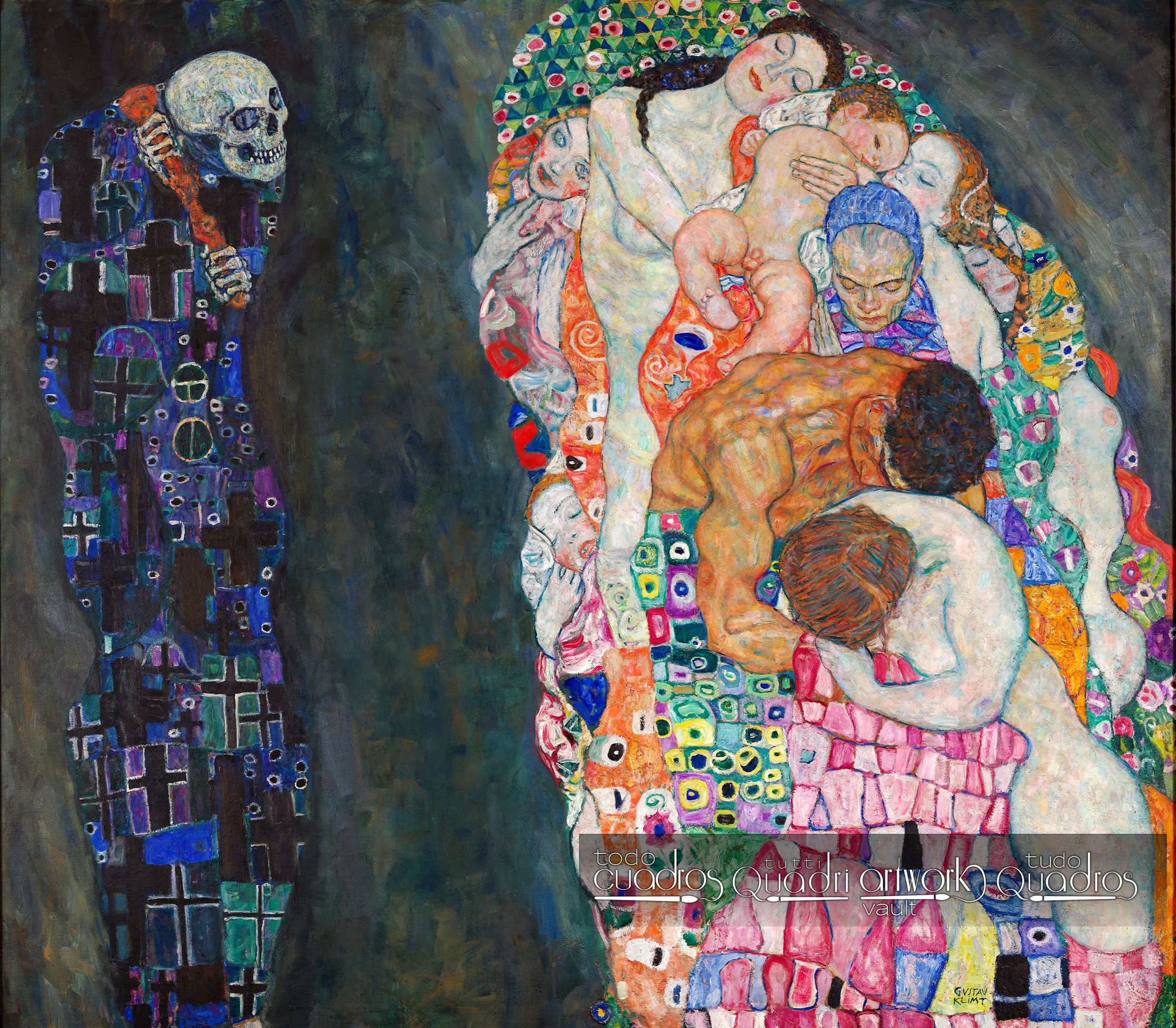 Morte e vida, Klimt