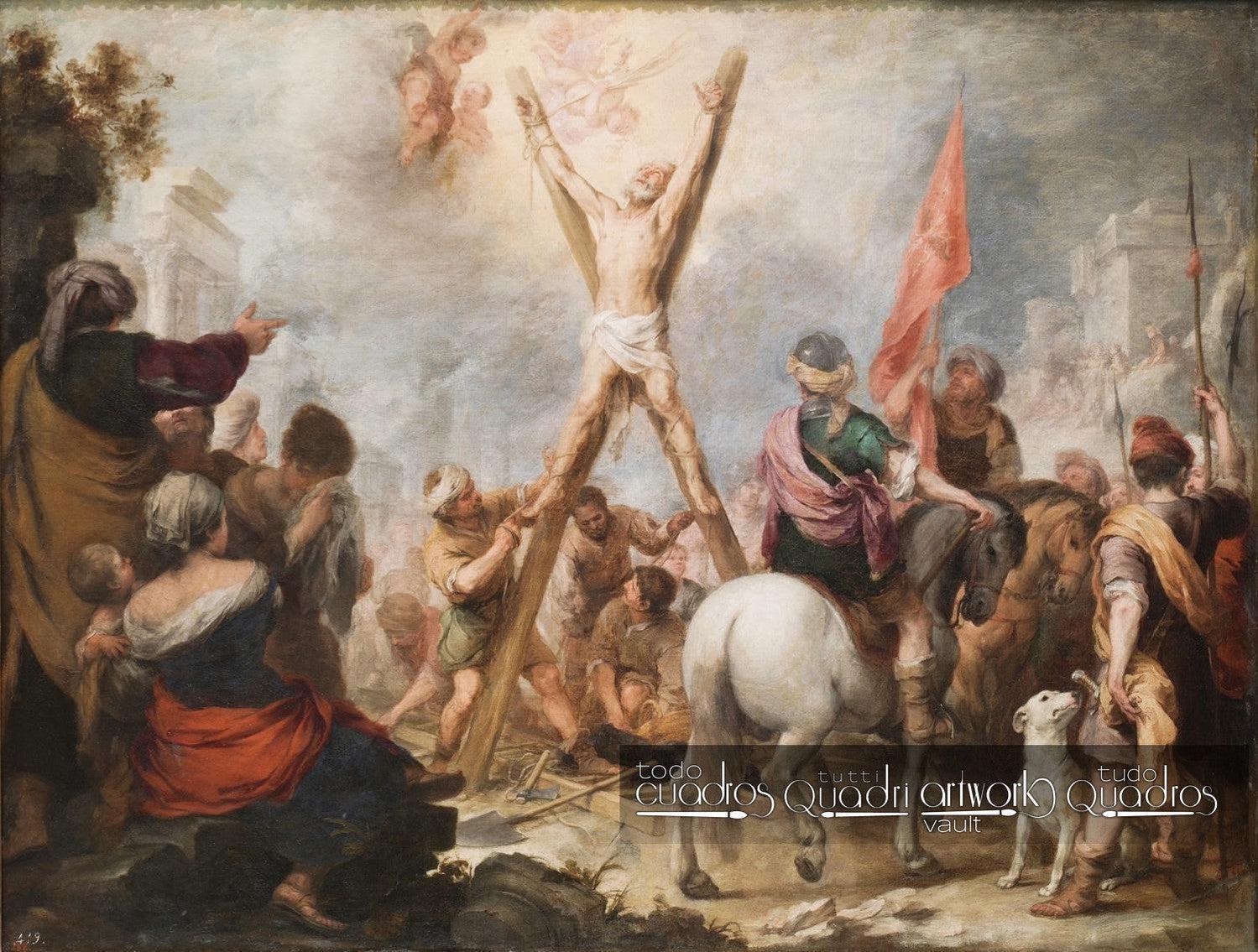 O martírio de Santo André, Murillo