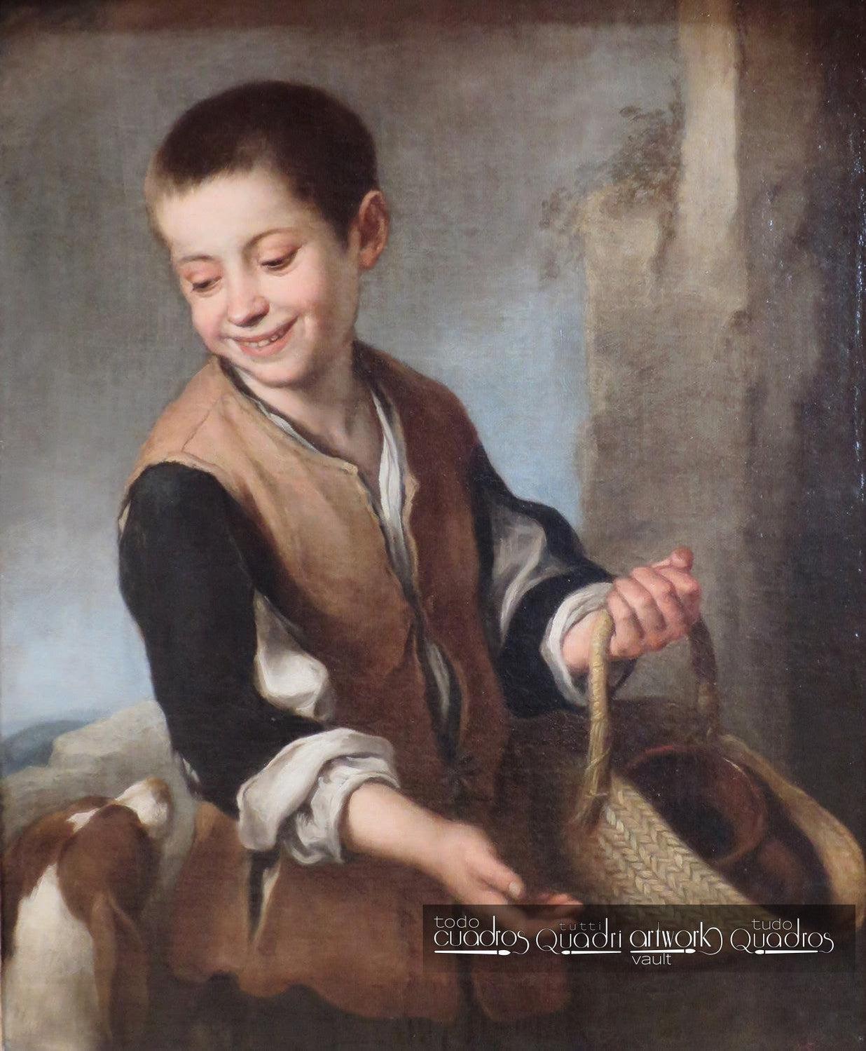 Menino com um cachorro, Murillo