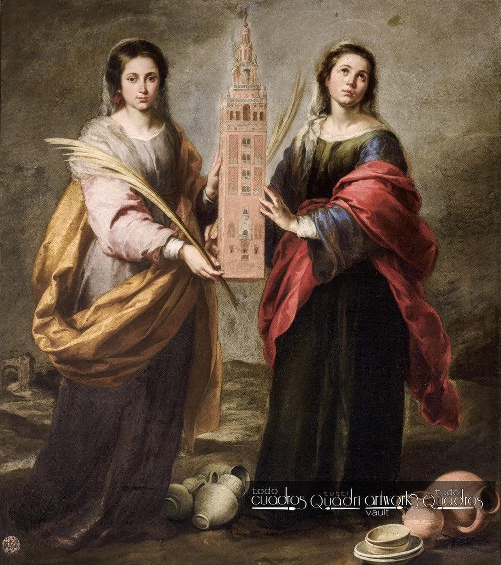 Santas Justa e Rufina, Murillo