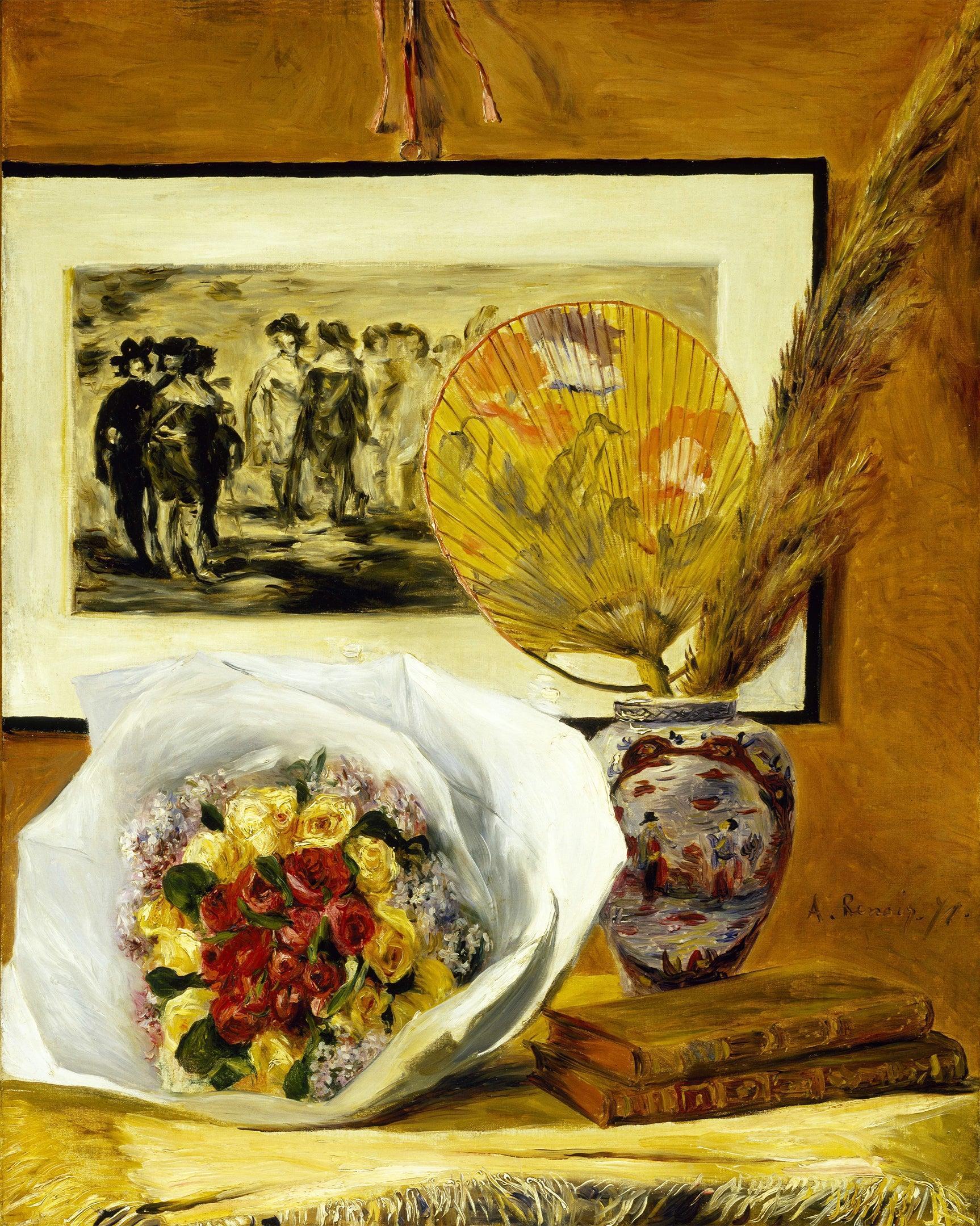 Natureza morta com buquê, Renoir