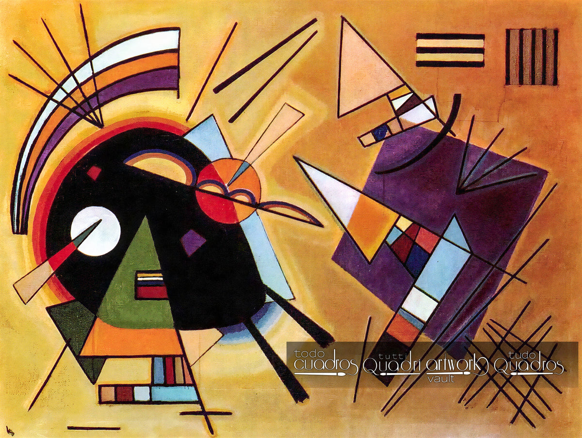 Negro e violeta, Kandinsky