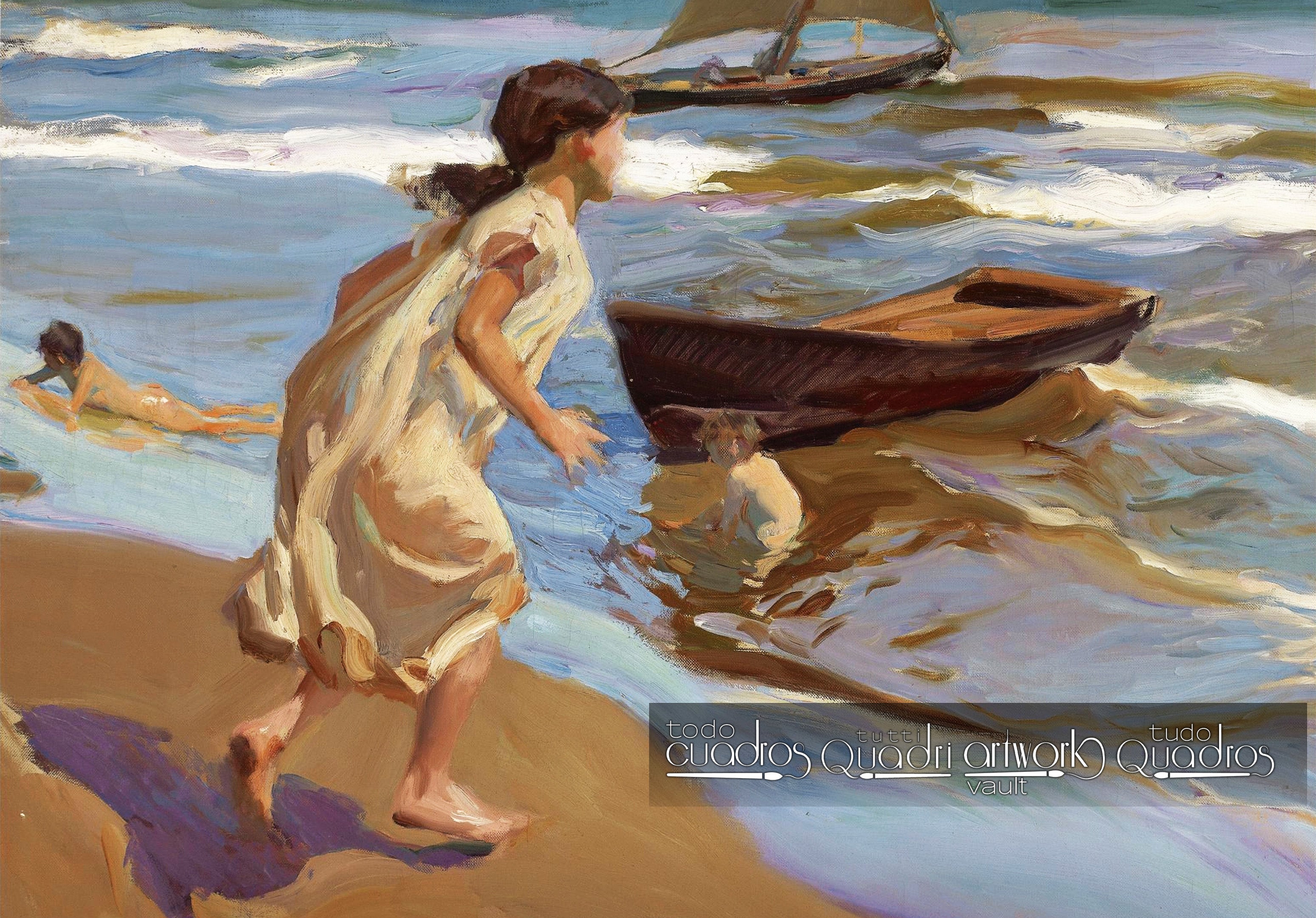 Menina Entrando no Mar, Sorolla