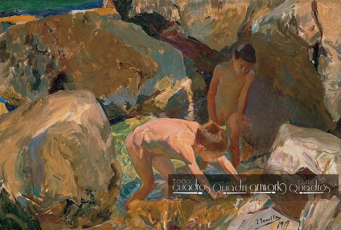 Crianças Procurando Frutos do Mar, Sorolla