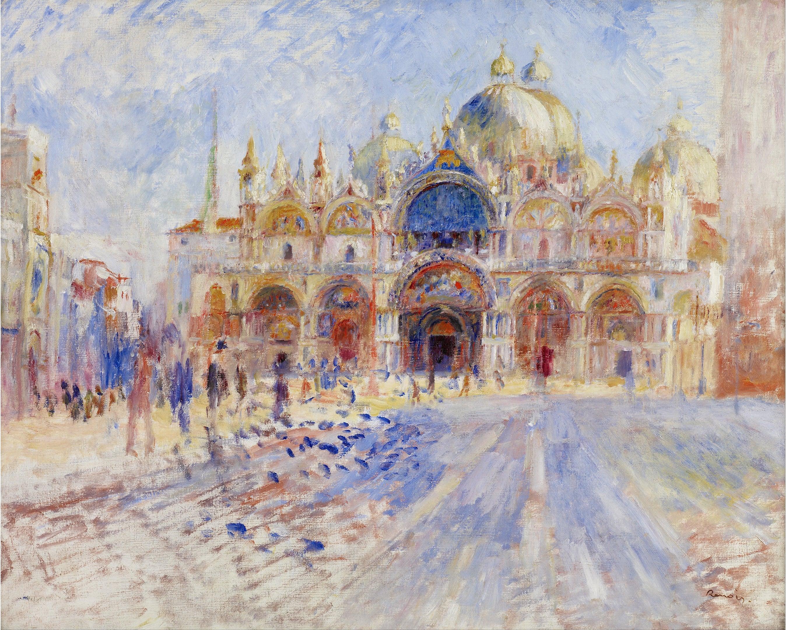 Praça de São Marcos, Renoir