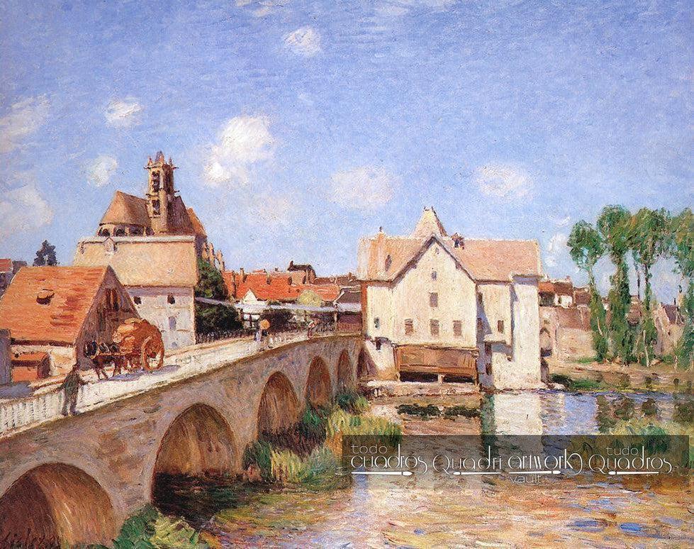 A ponte em Moret, Sisley