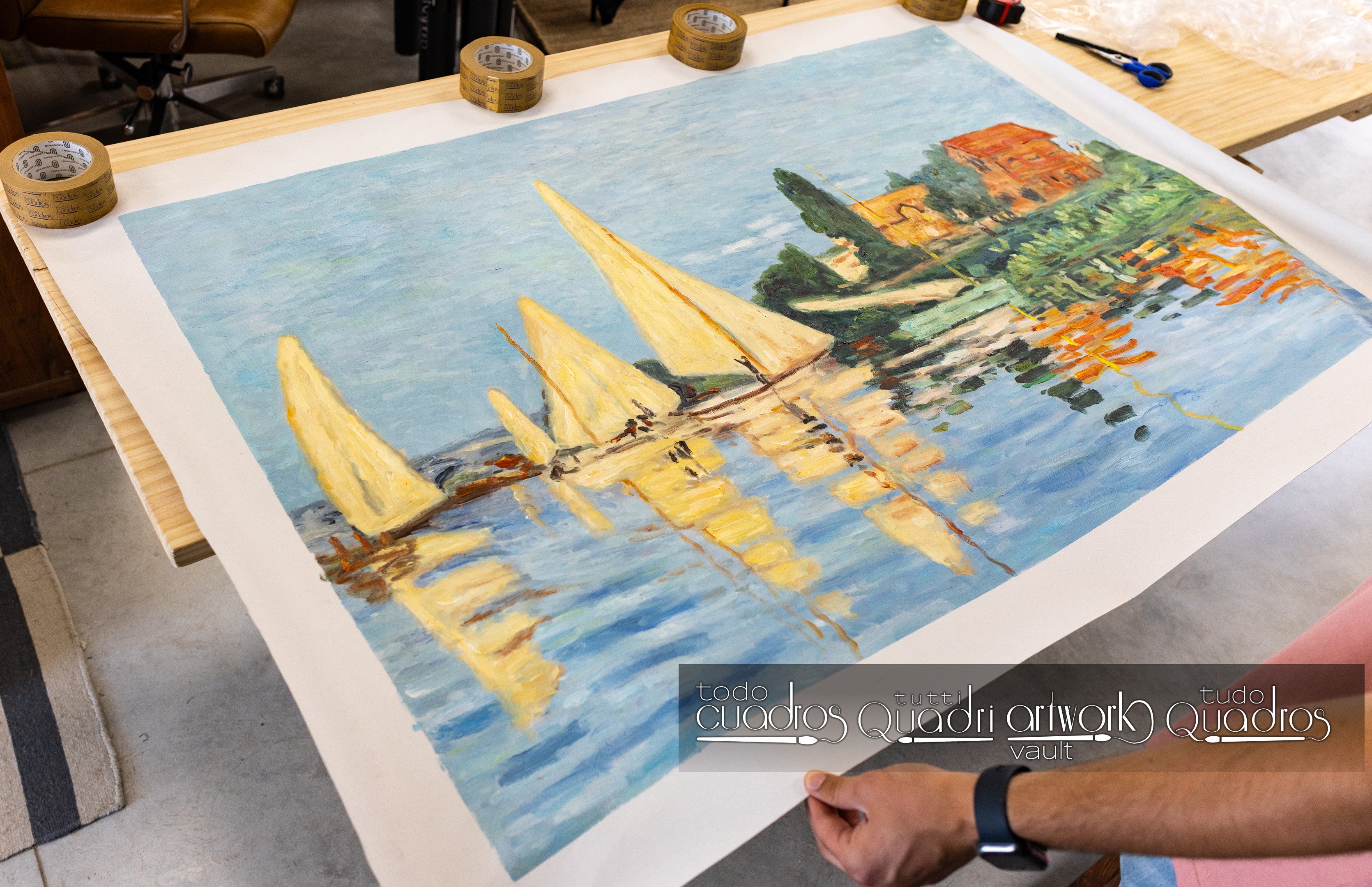 Regata em Argenteuil, Monet