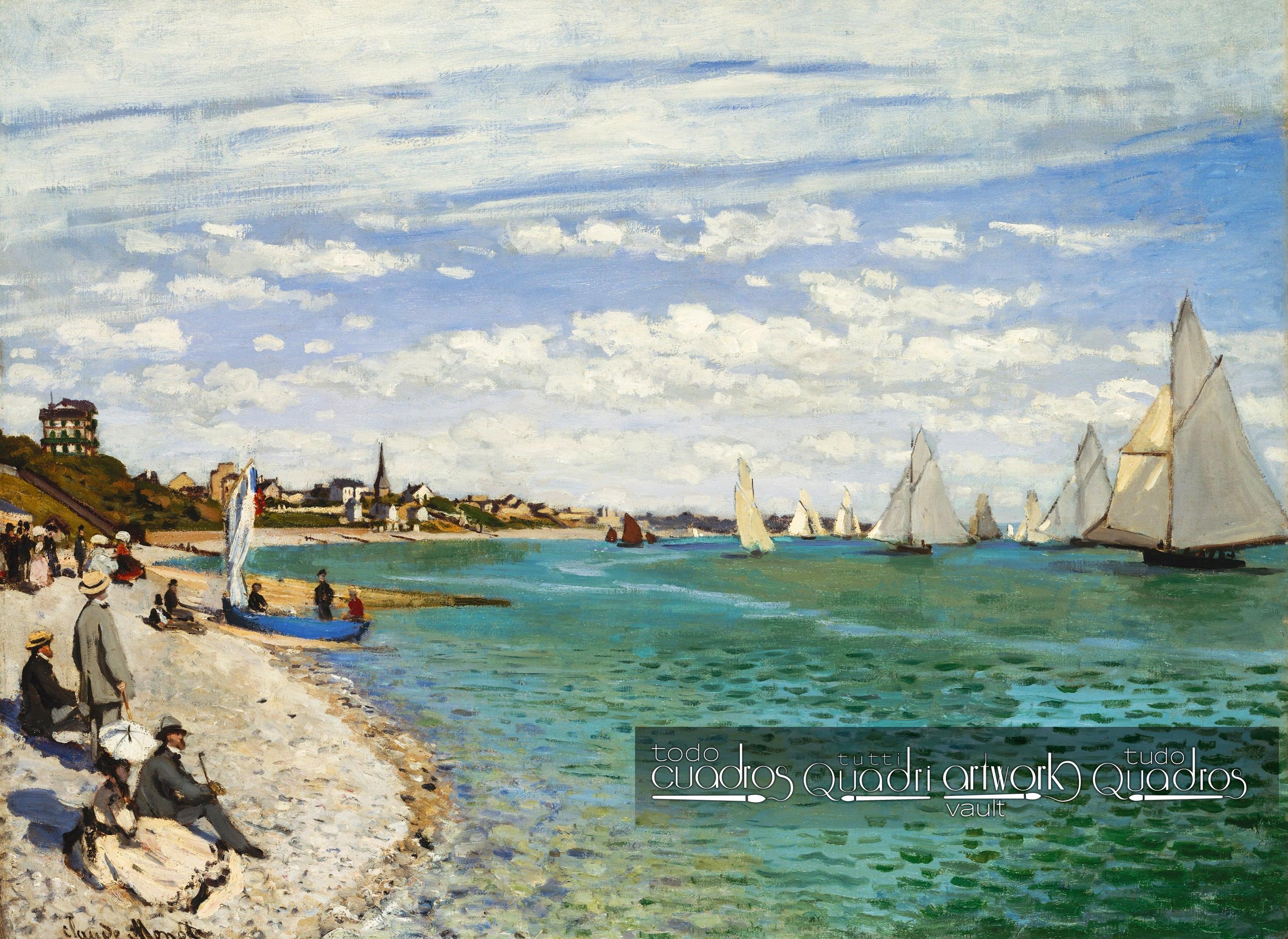 Regata em Sainte-Adresse, Monet