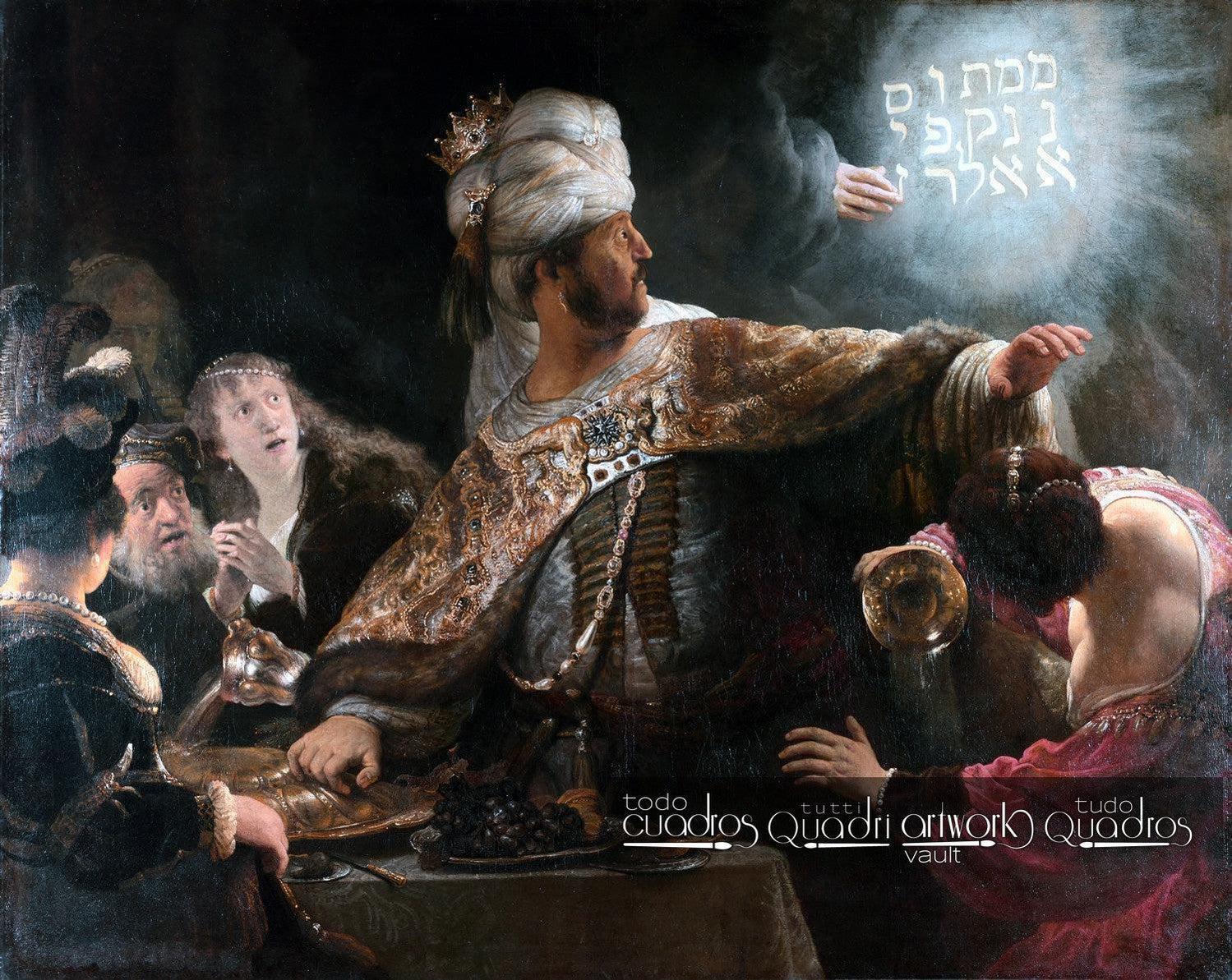Festa de Belsazar, Rembrandt