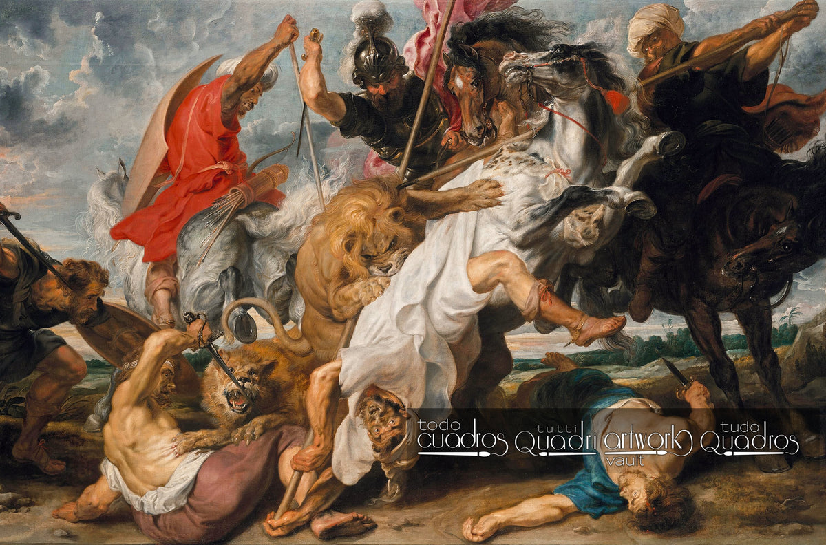 Caça ao leão, Rubens
