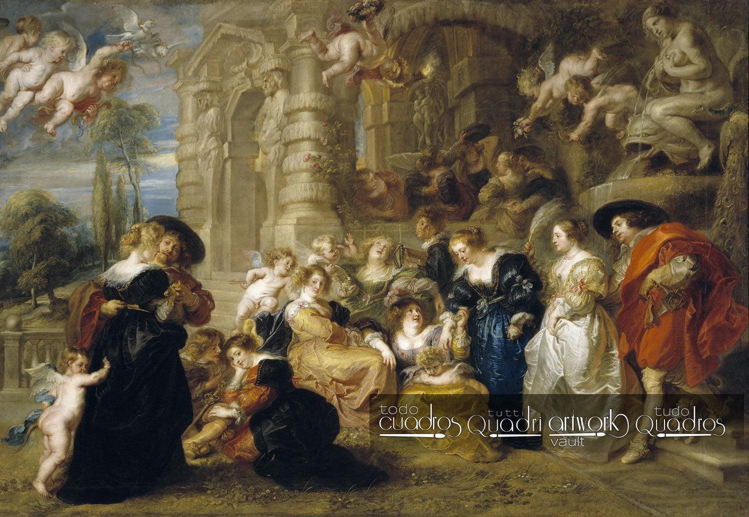 O jardim do amor, Rubens