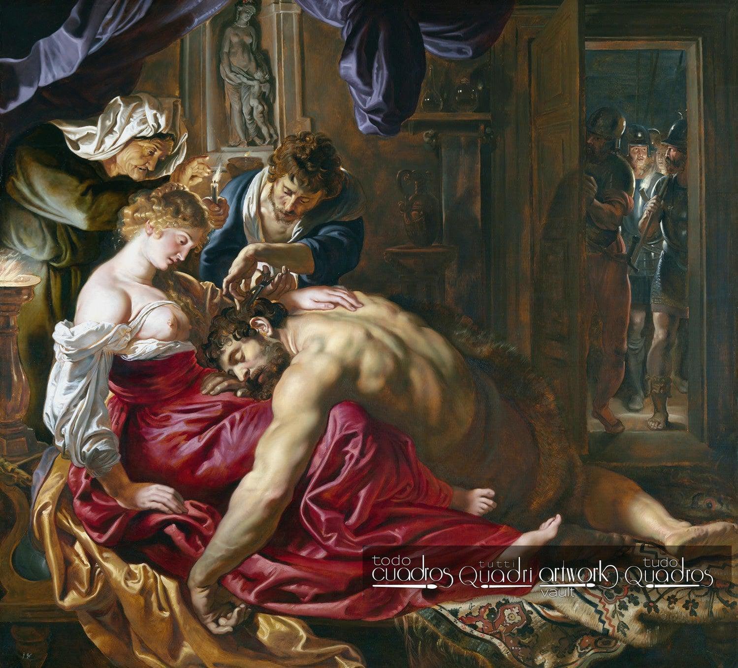 Sansão e Dalila, Rubens