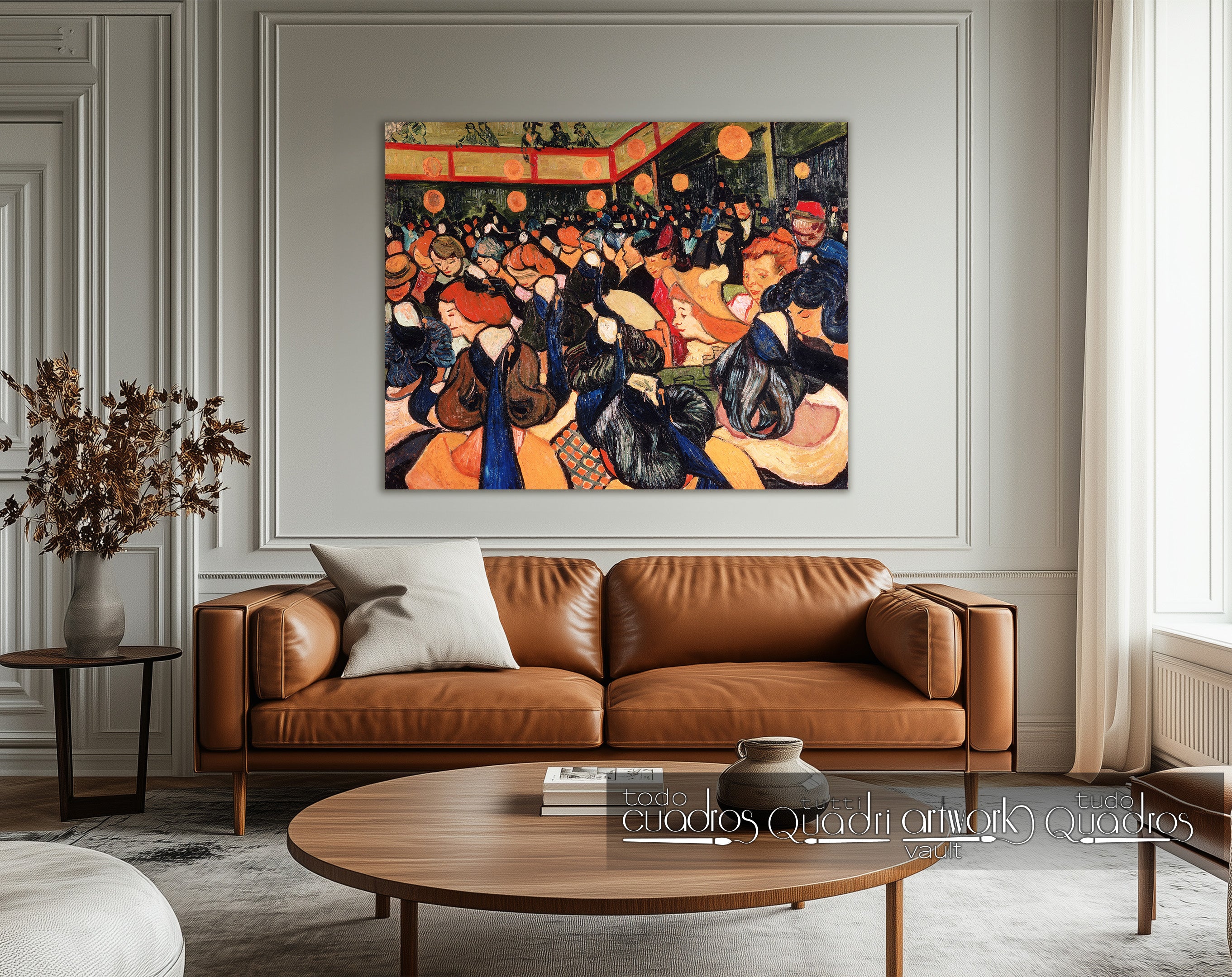 O salão de baile em Arles, Van Gogh