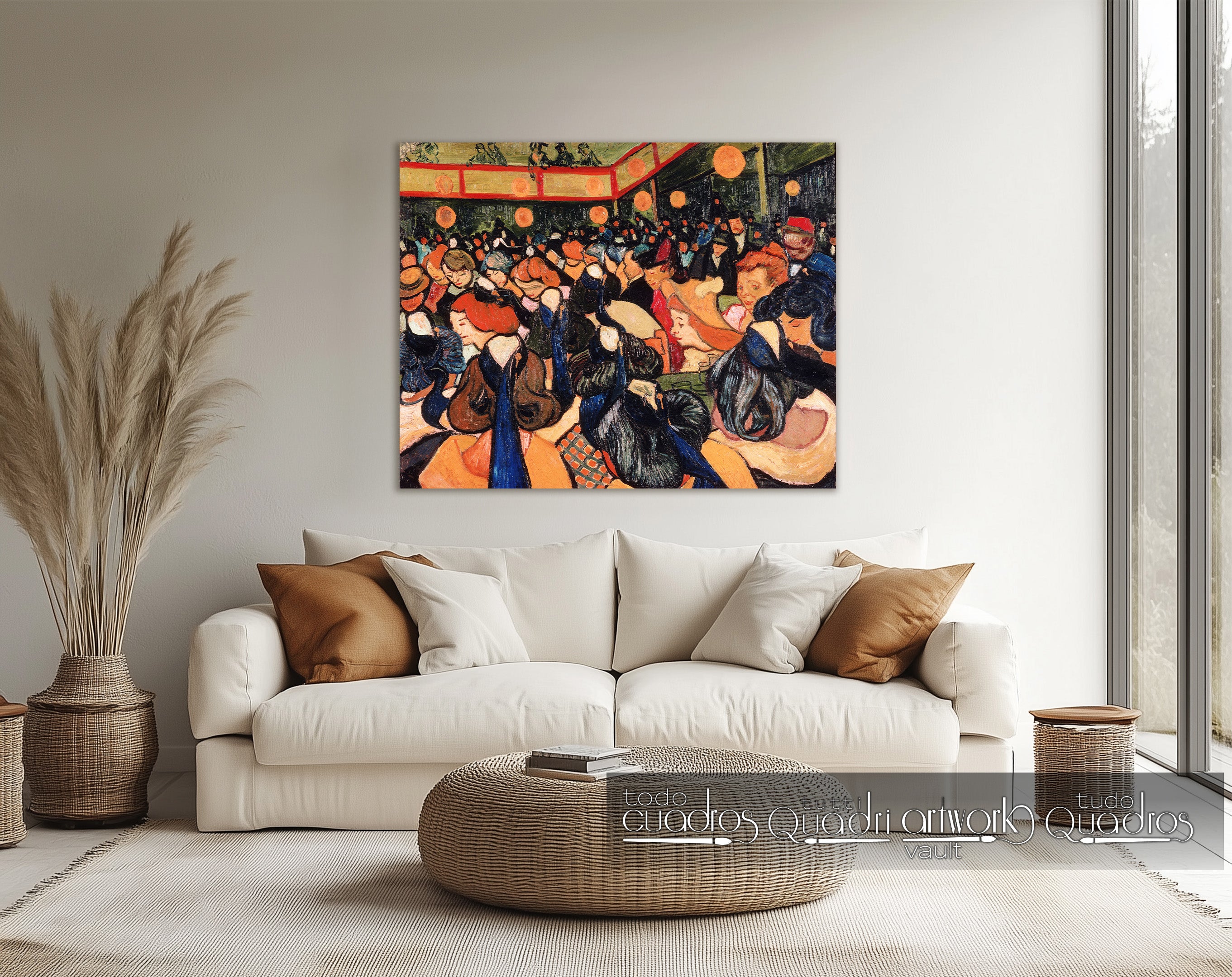 O salão de baile em Arles, Van Gogh
