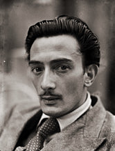 Salvador Dalí jovem.