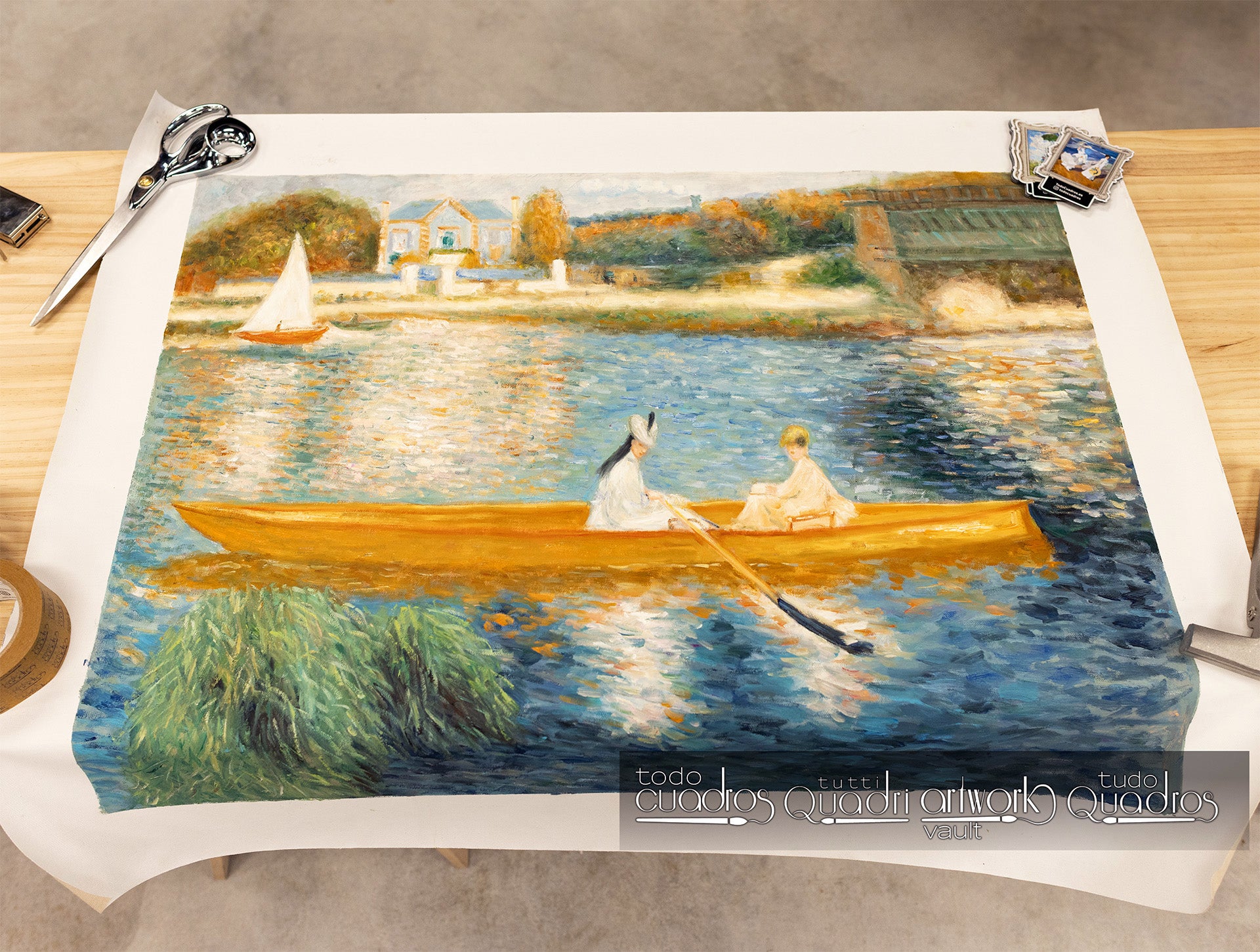 O Sena em Asnieres (O Esquife), Renoir