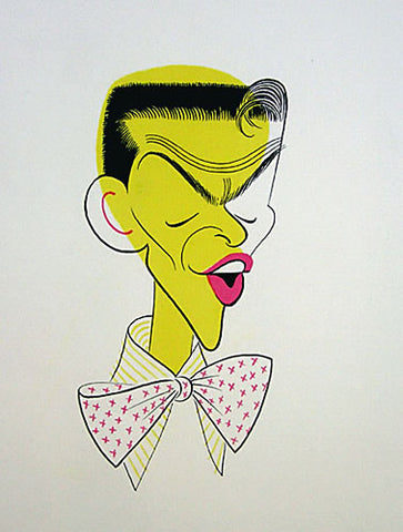 Cantor na sua juventude pintado por Hirschfeld.