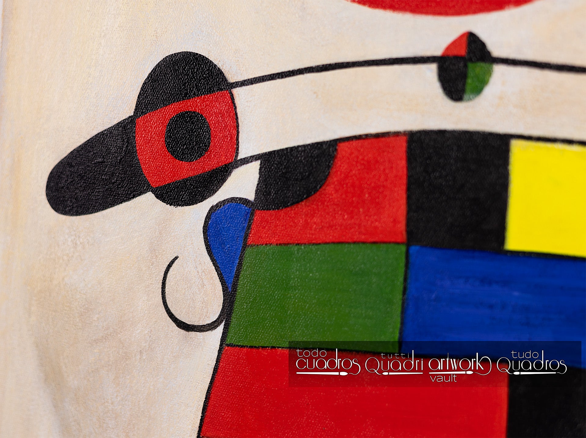 O sorriso das asas flamejantes, Miró