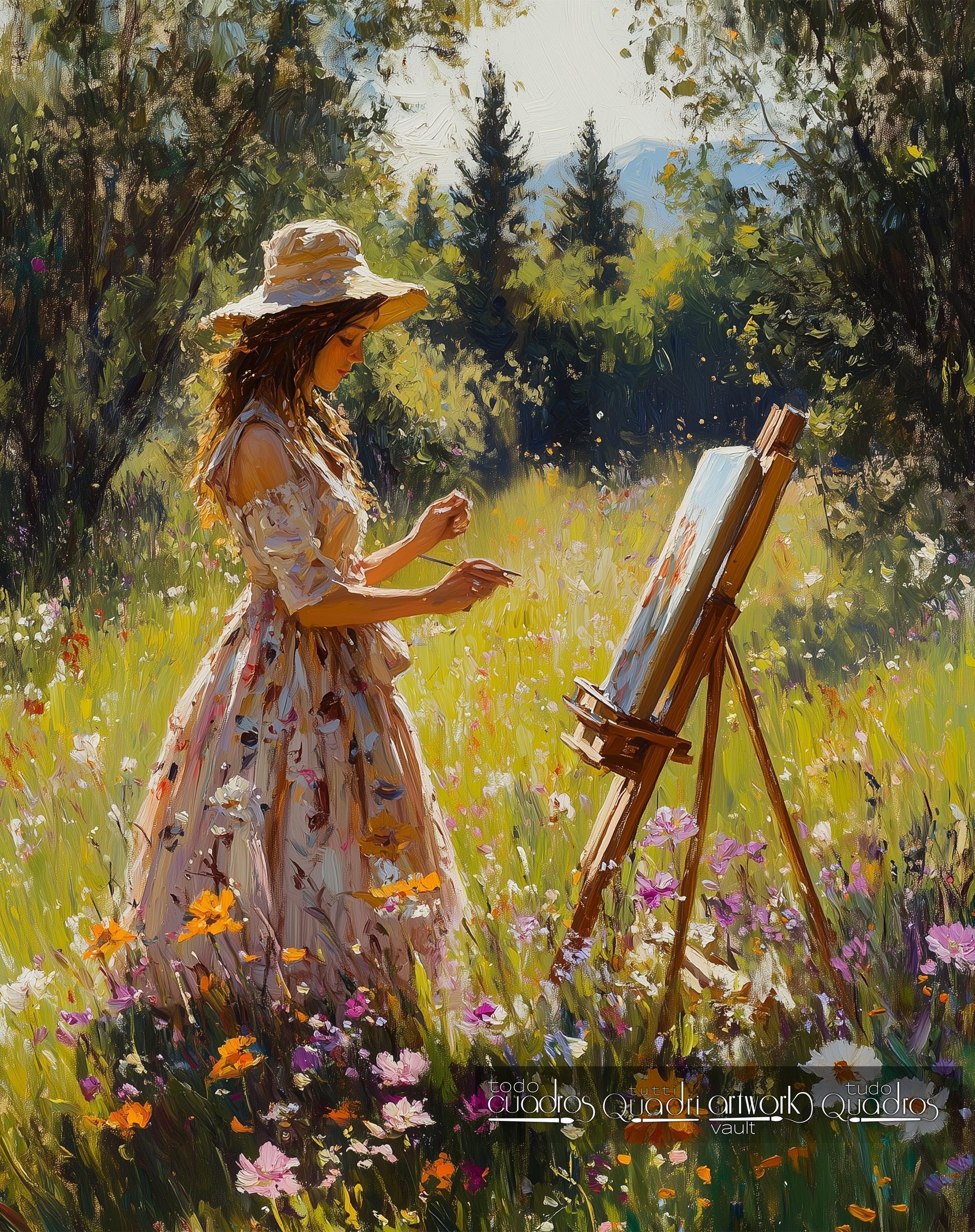 A arte floresce, estilo Sorolla