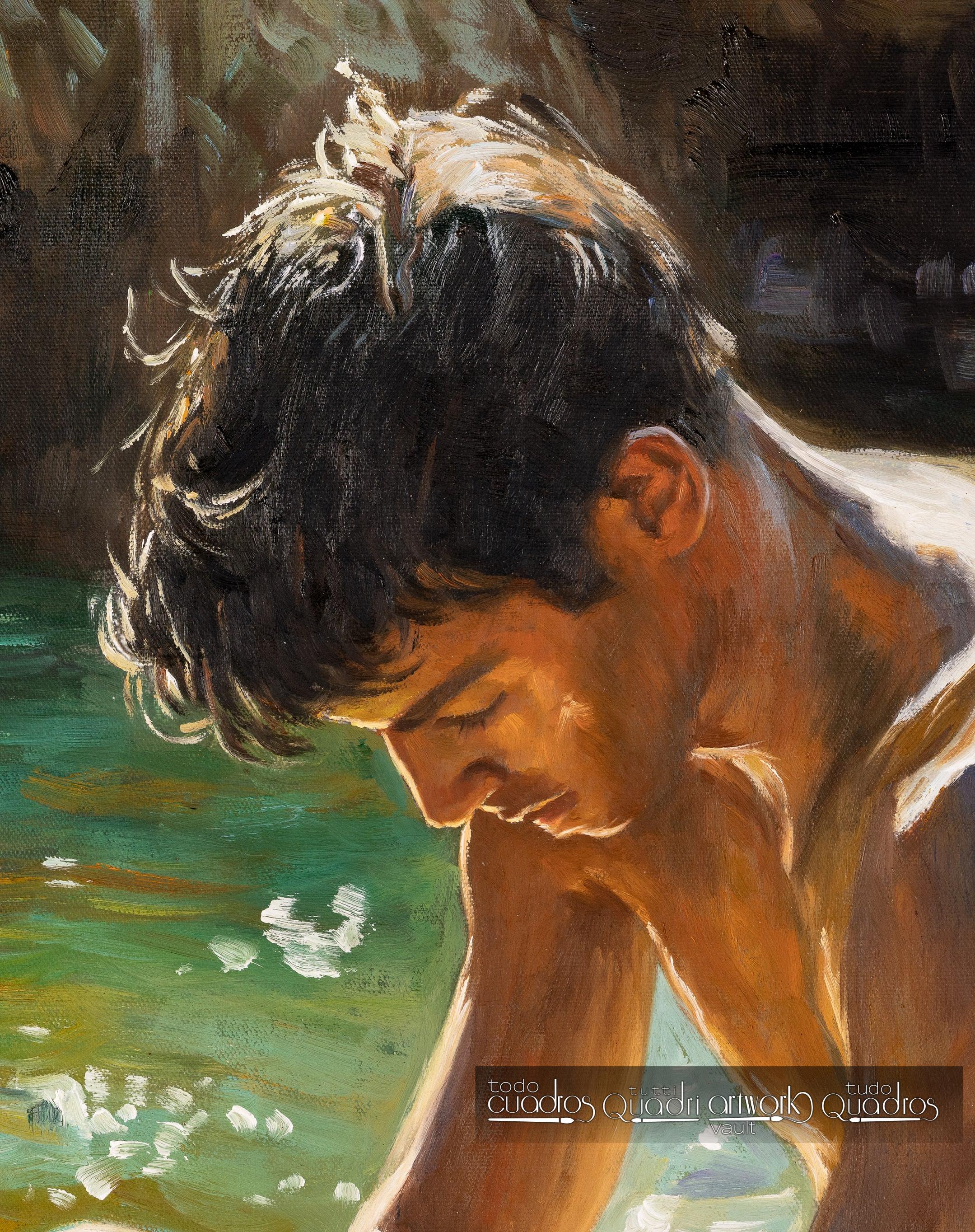 Sob o sol da enseada, estilo Sorolla