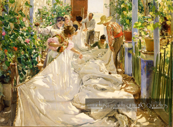 Costurando a Vela, Sorolla