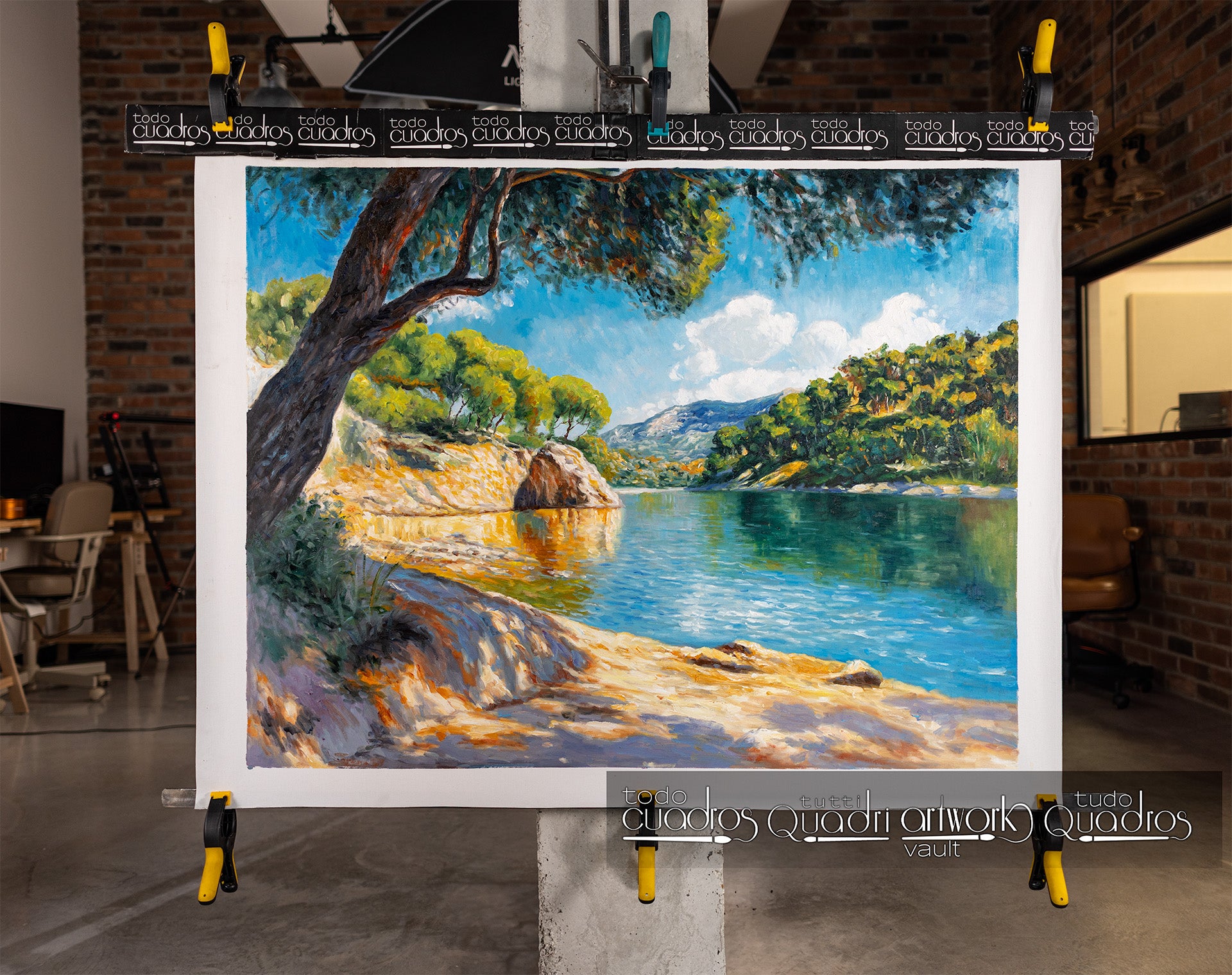 Luz e calma à beira do rio, estilo Sorolla