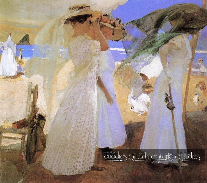 Sob o Toldo Zarautz, Sorolla