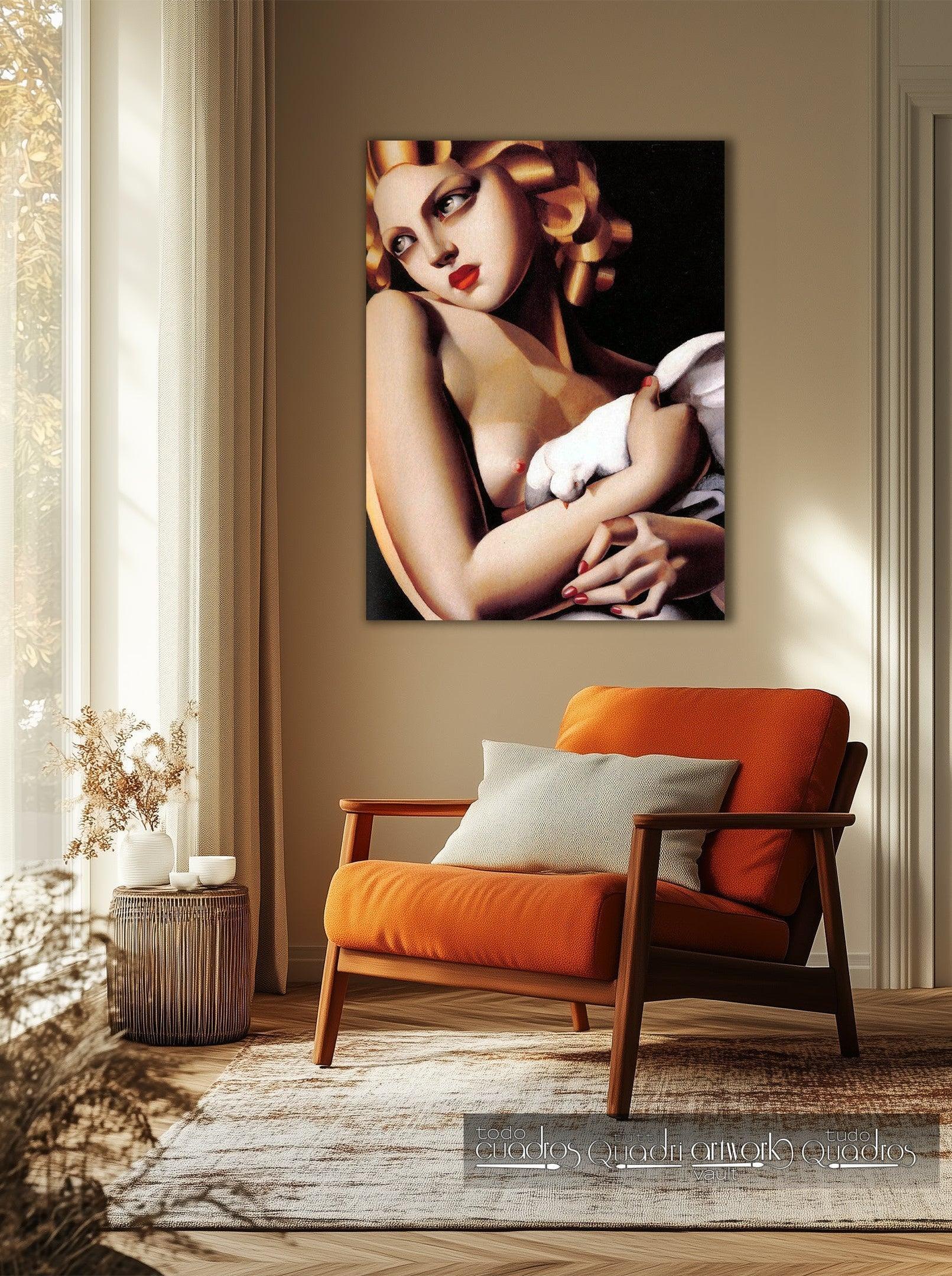 Mulher com pomba, Lempicka