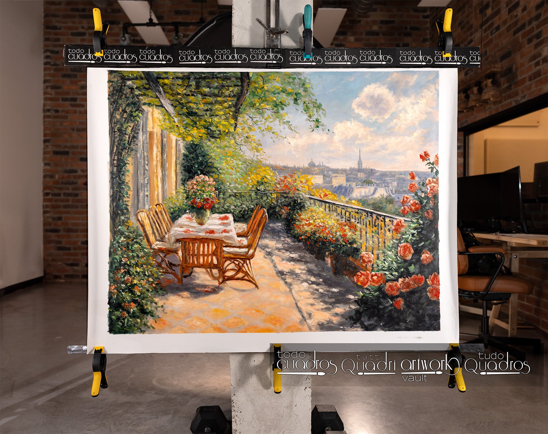 Café da Manhã entre Flores, estilo Monet