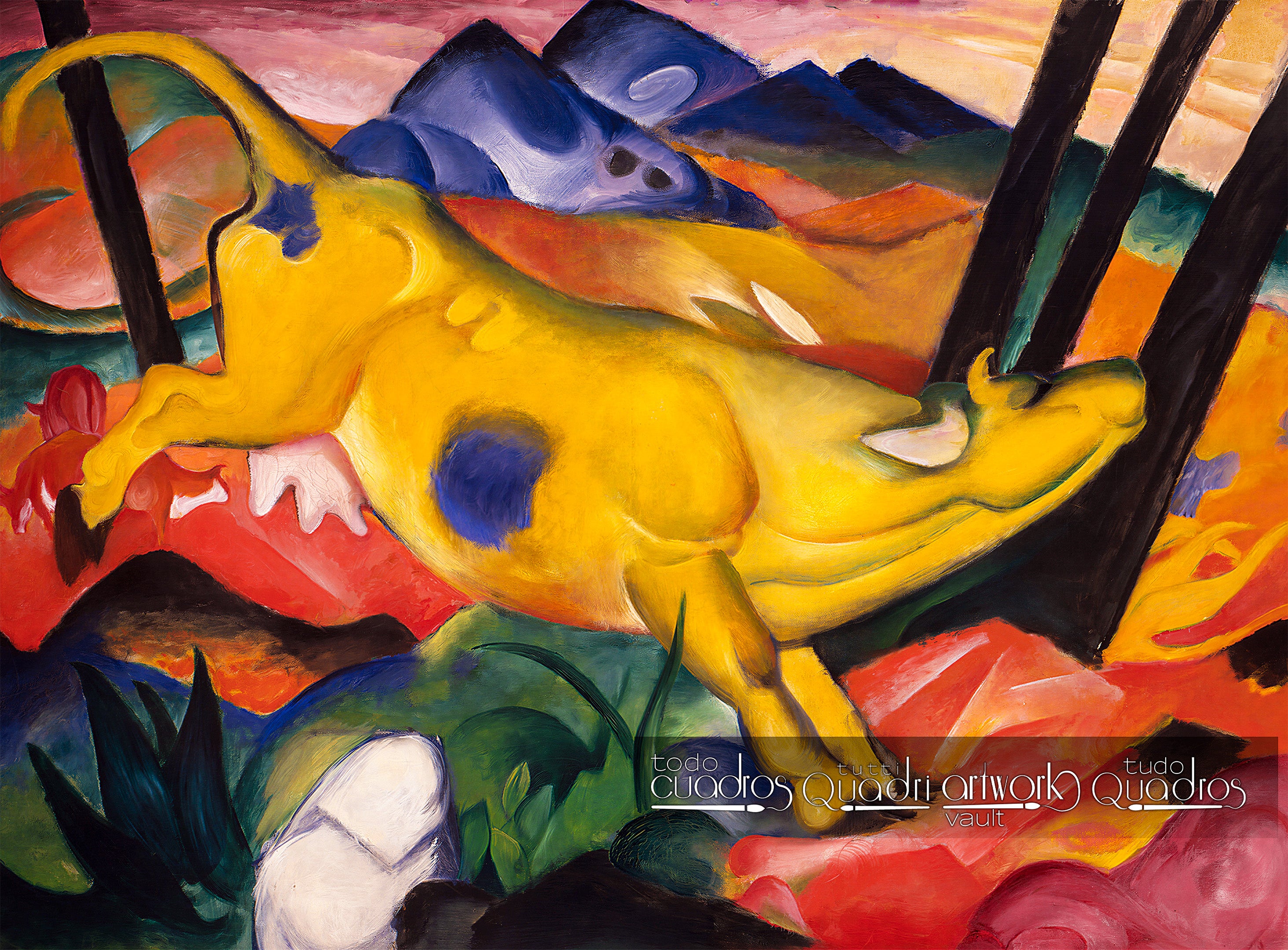 Vaca Amarela, Franz Marc
