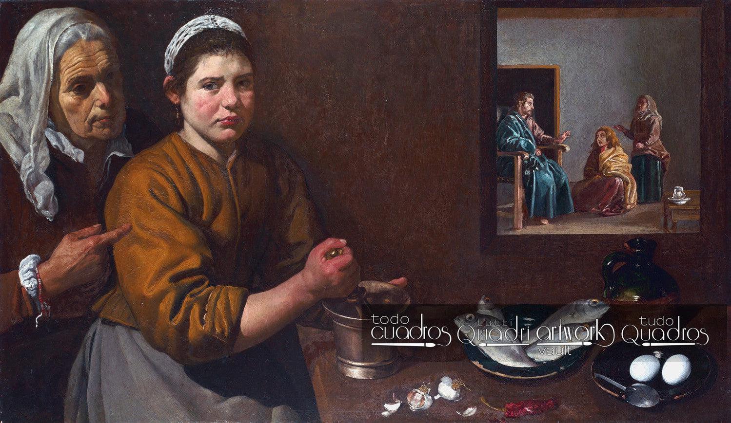 Cristo em casa de Marta e María, Velázquez