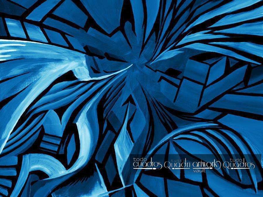 Formas Azuis, Abstrato